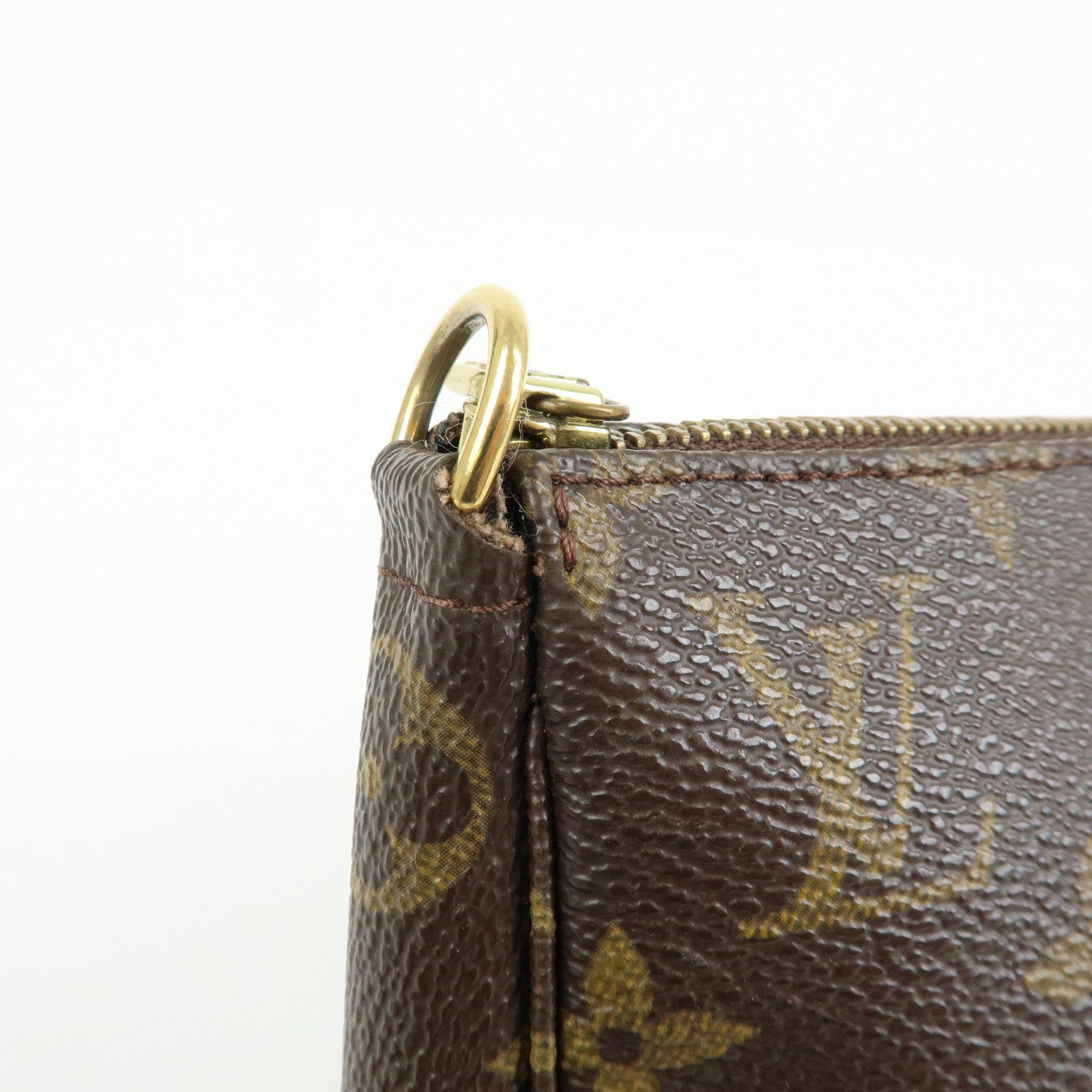 Louis Vuitton Monogram Pochette Accessoires Pouch Hand Bag M51980