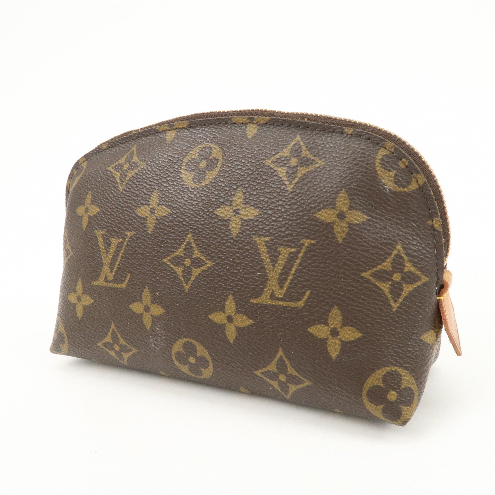 Louis Vuitton Monogram Pochette Cosmetic Pouch Brown M47515