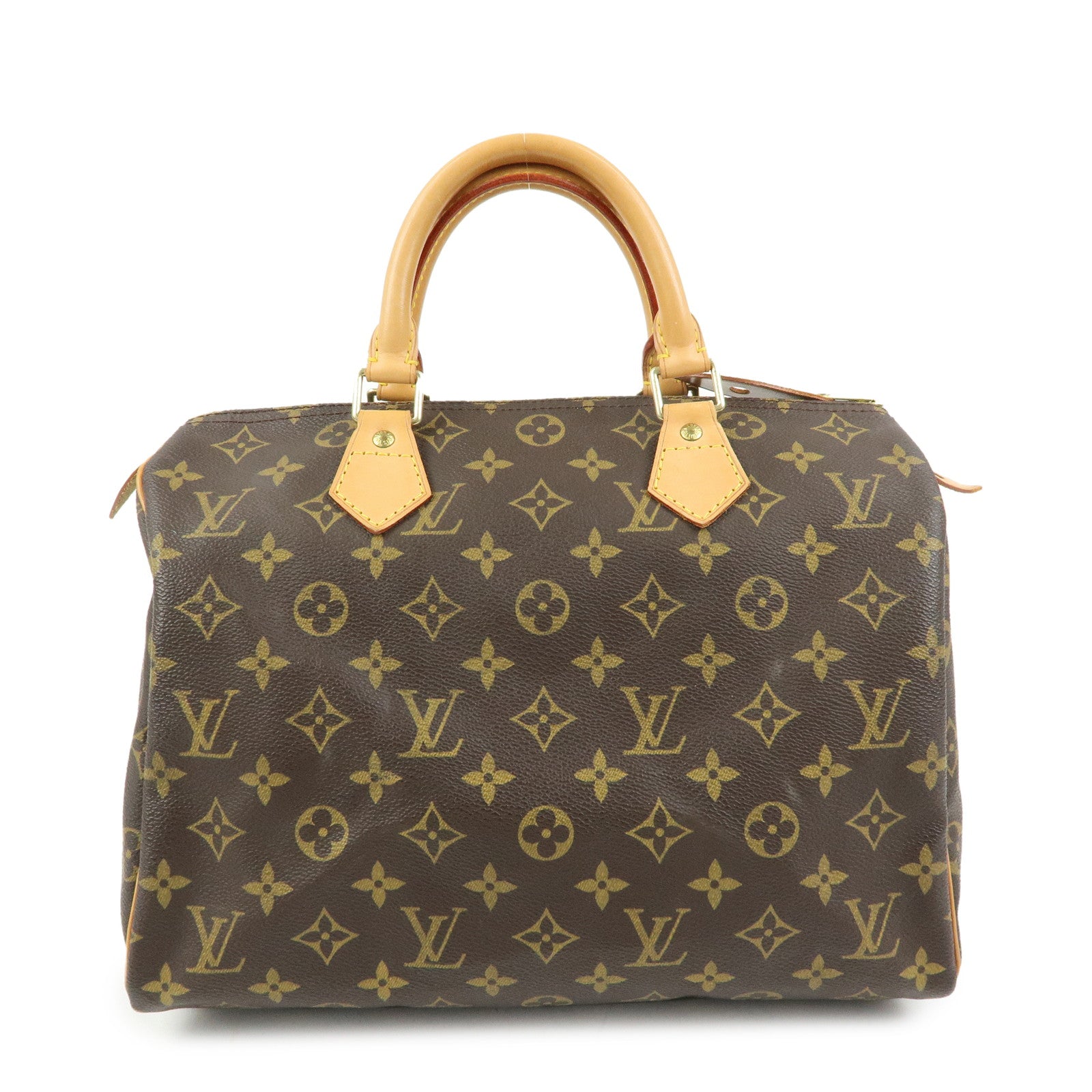 Louis Vuitton Monogram Speedy 30 Boston Bag Hand Bag Brown M41526