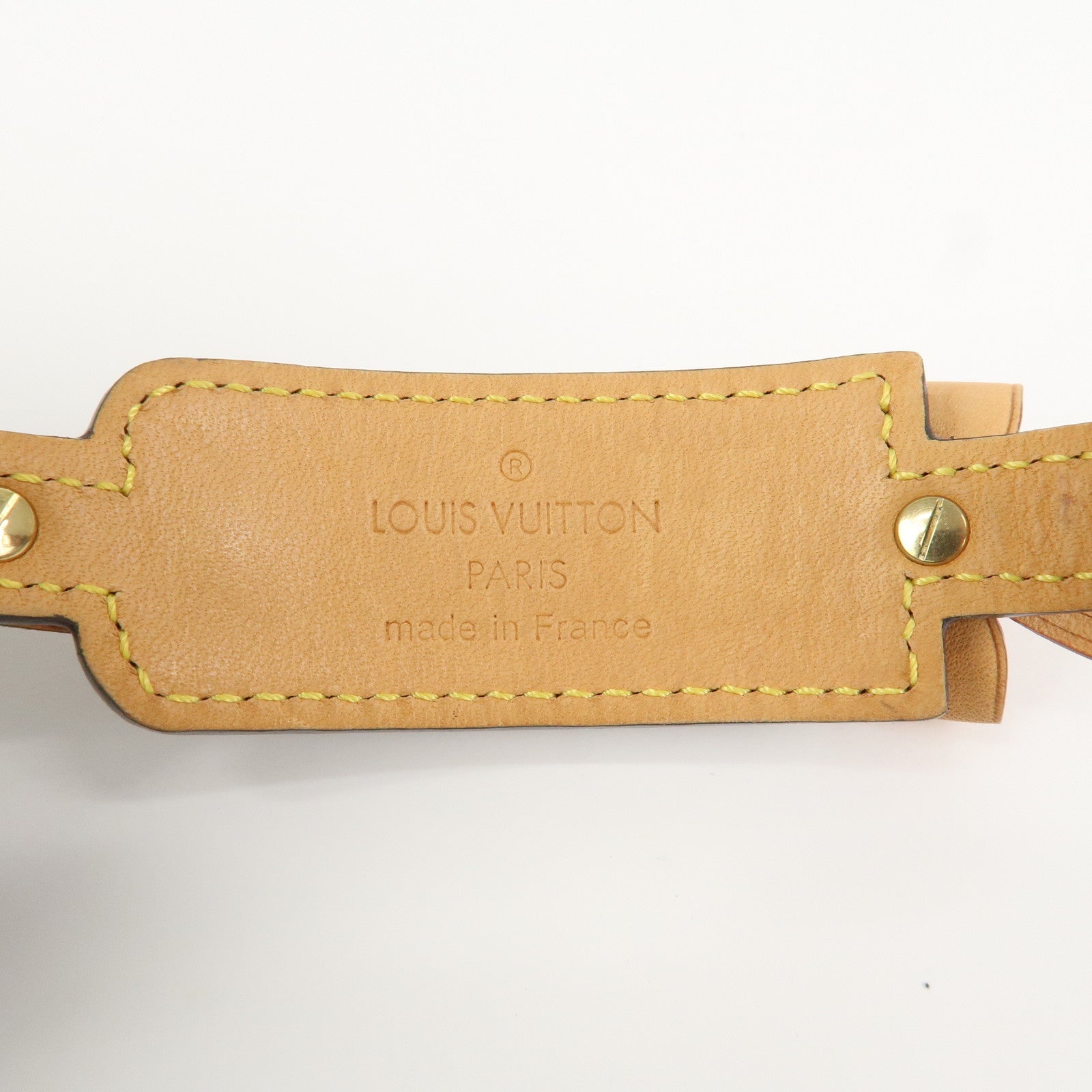 Louis Vuitton Monogram Porte Address Bracelet Brown M92577