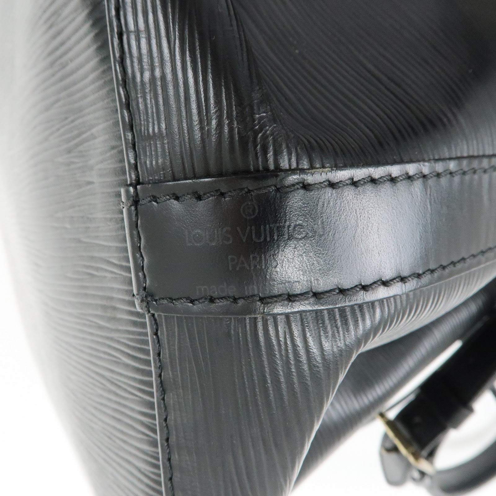 Louis Vuitton Epi Petit Noe Shoulder Bag Noir Black M59012