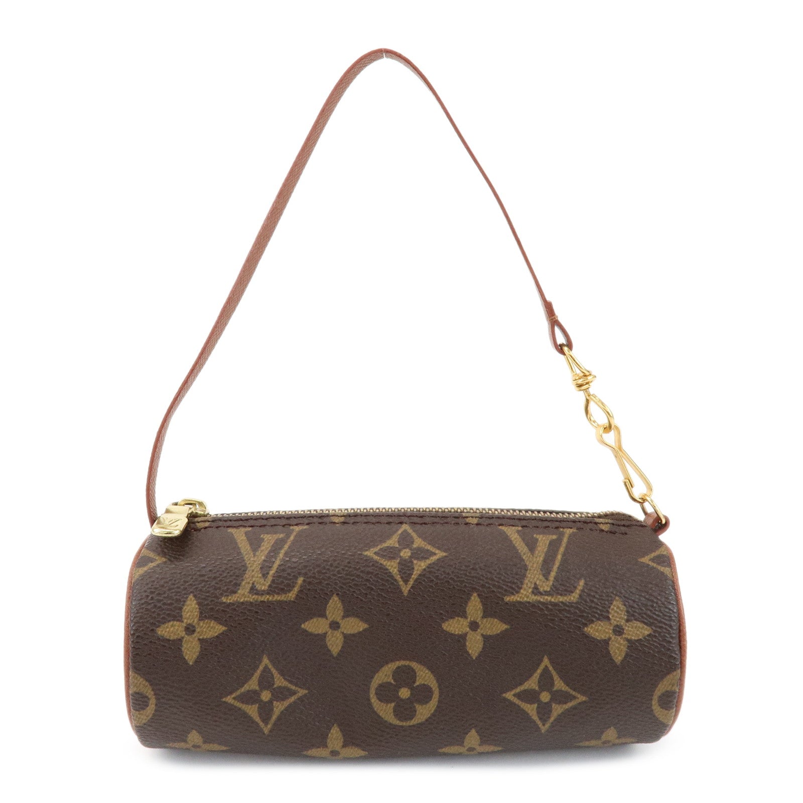 Louis Vuitton Monogram Mini Pouch for Papillon Bag Old Style Brown