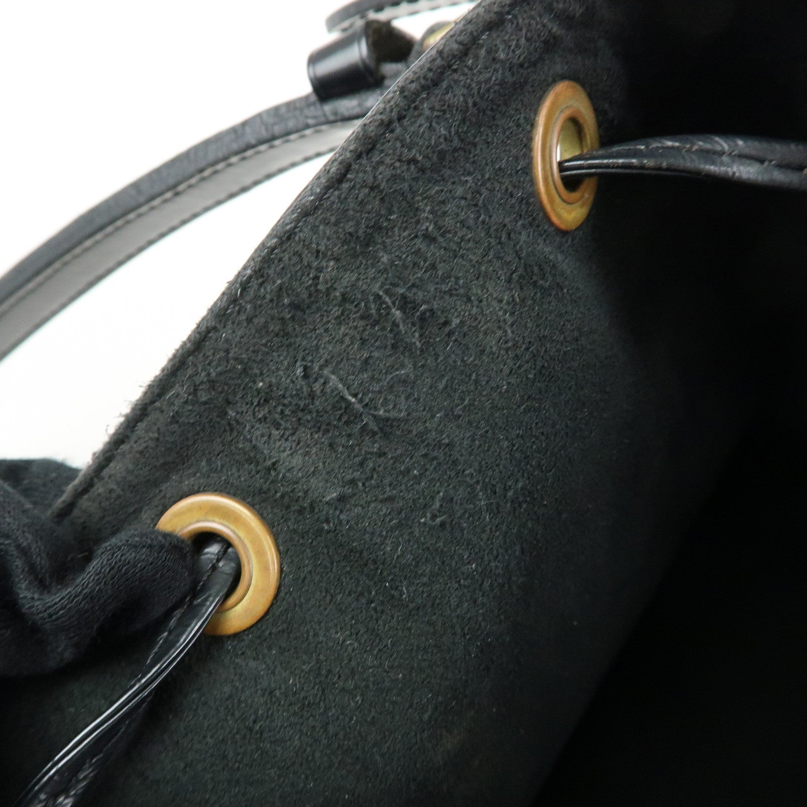 Louis Vuitton Epi Petit Noe Leather Shoulder Bag Noir Black M59012