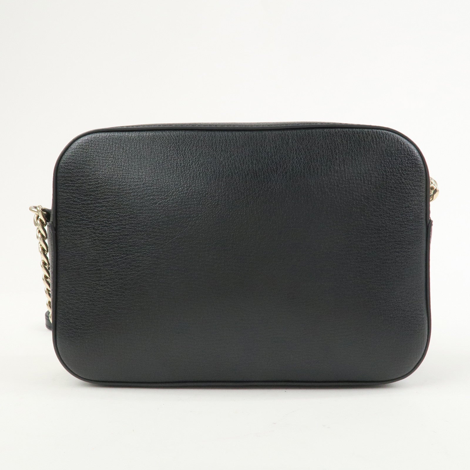 JIMMY CHOO Leather Shoulder Crossbody Bag KIMI Camera Bag Black