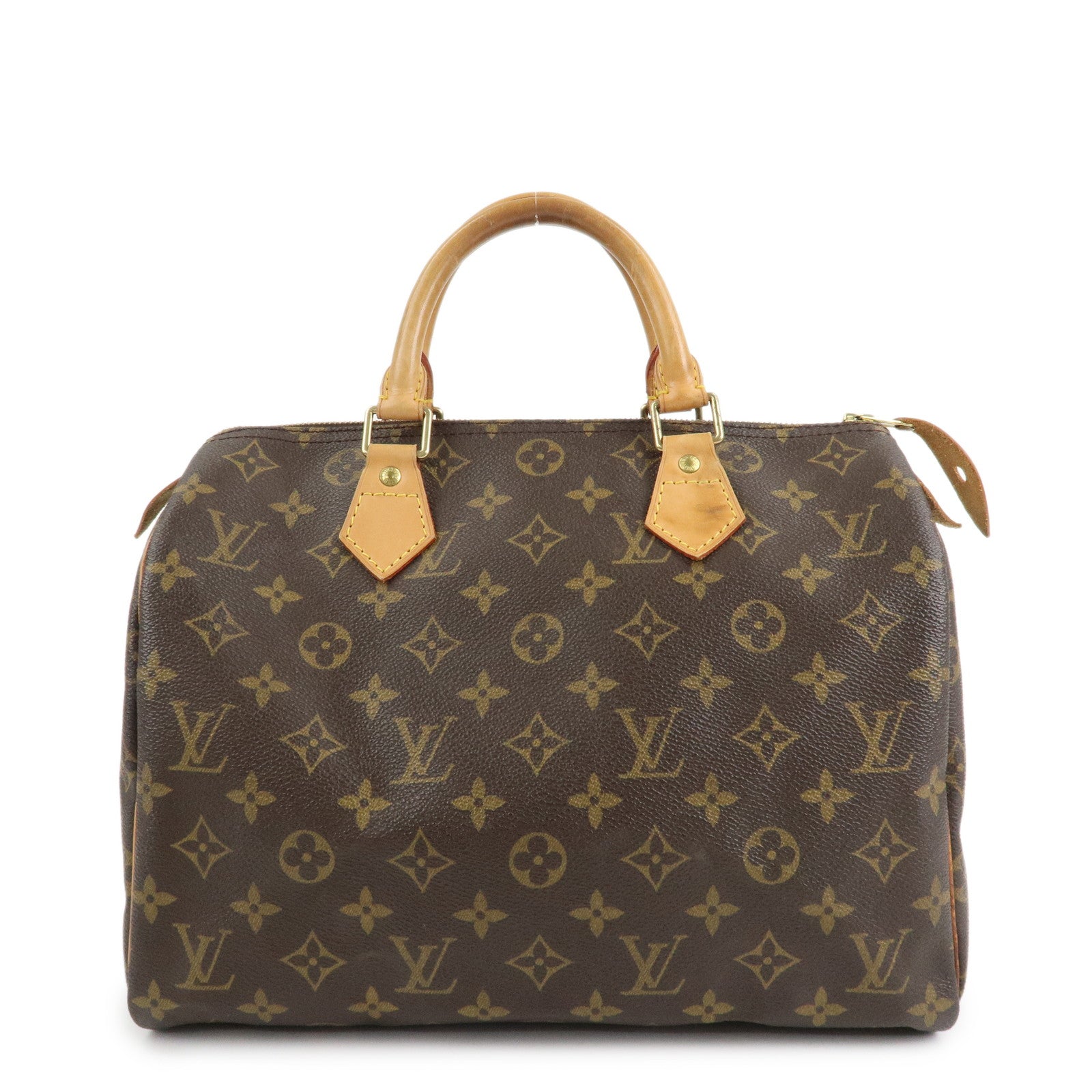 Louis Vuitton Monogram Speedy 30 Boston Bag Hand Bag Brown M41526