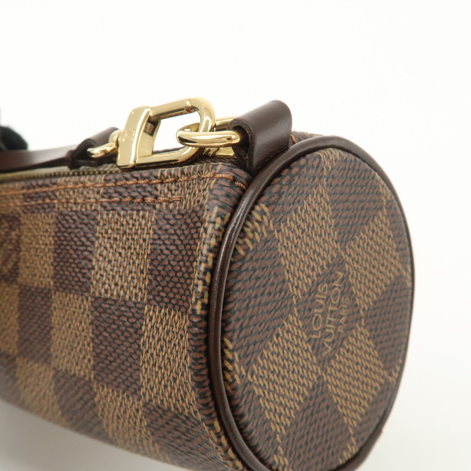 Louis Vuitton Damier Mini Pouch for Papillon Bag Damier Ebene Used