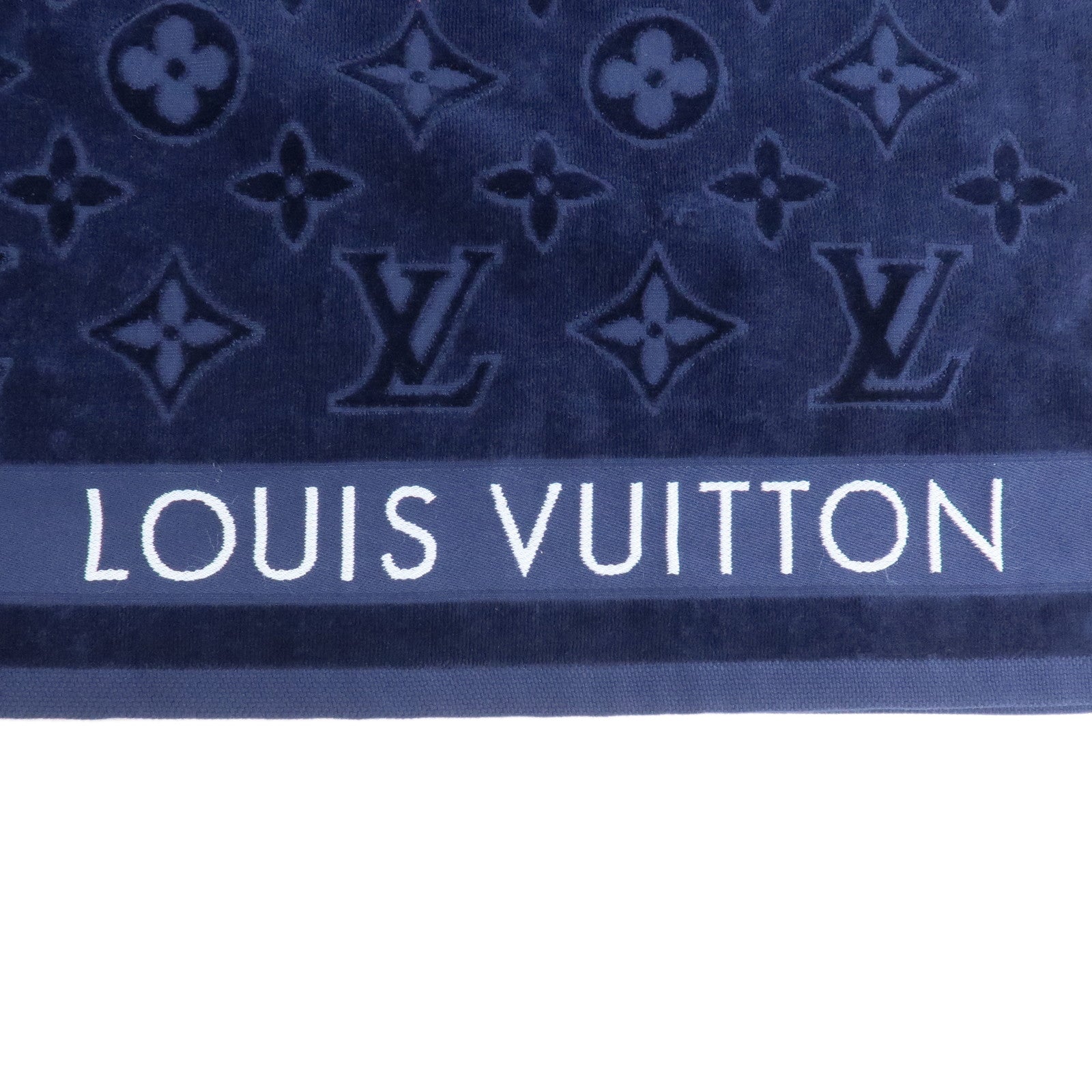 Louis Vuitton Monogram Cotton 100％ LV Vacation Beach Towel M77781