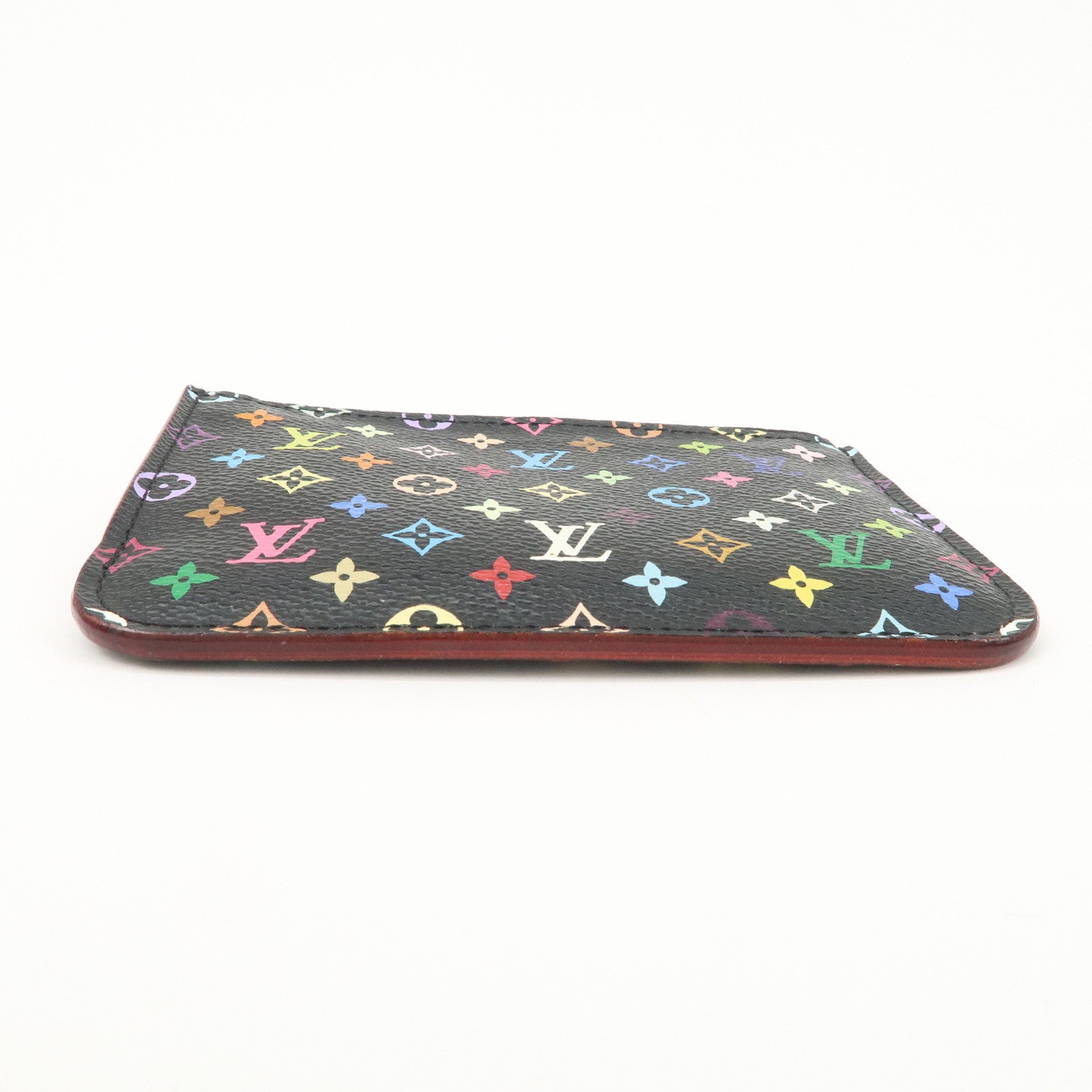 Louis Vuitton Monogram Multicolor Pochette Cles Coin Case Noir M93735