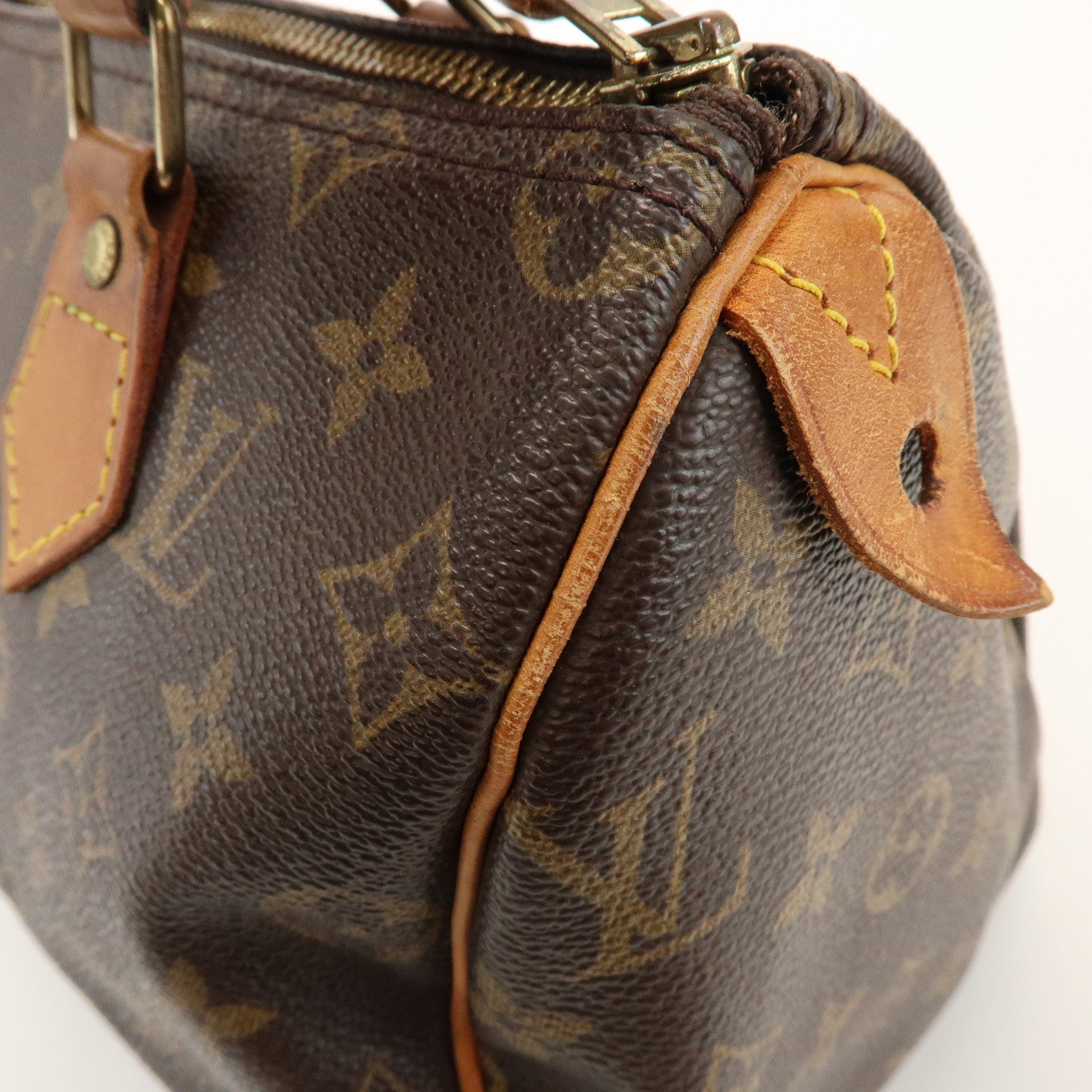 Louis Vuitton Monogram Speedy 25 Boston Bag Hand Bag Brown M41528