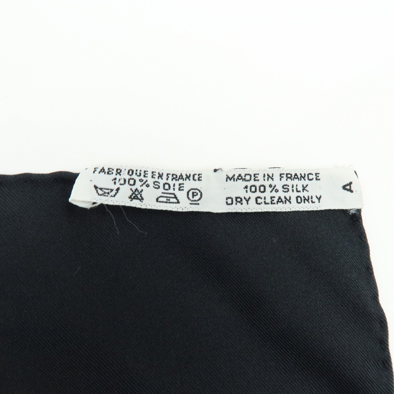 HERMES Carre 90 Set of 2 Silk 100% Scarf Black Gold Brown