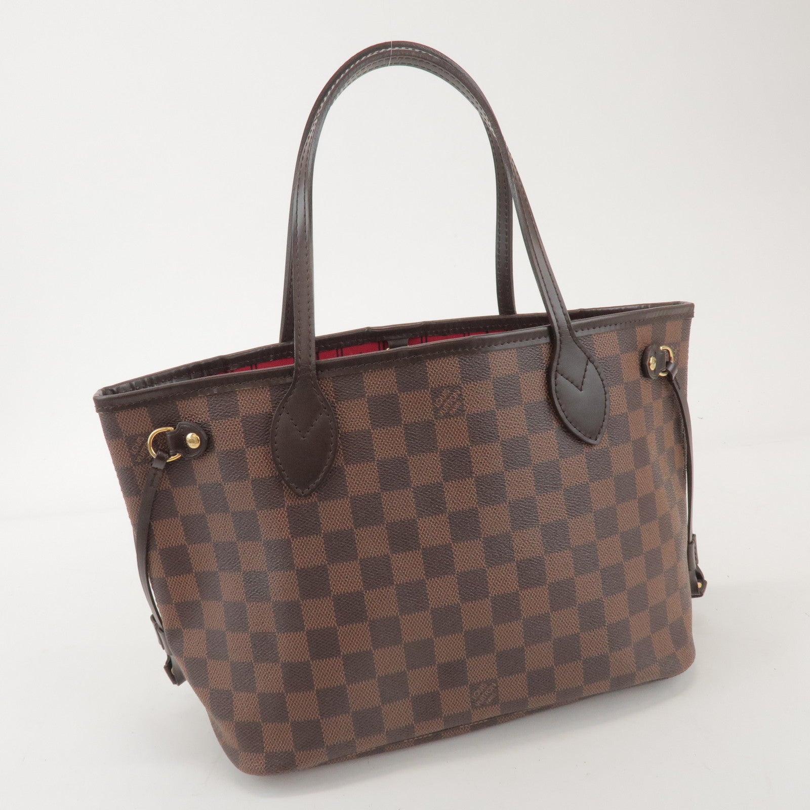 Louis Vuitton Damier Neverfull PM Canvas Tote Bag Brown N41359