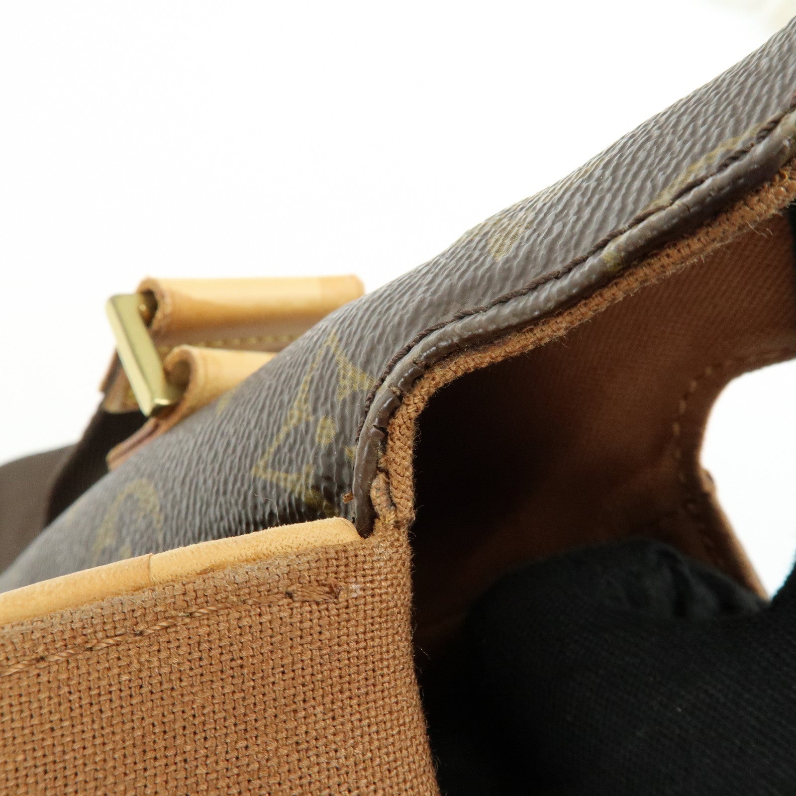 Louis Vuitton Monogram Abbesses Messenger Bag Brown M45257