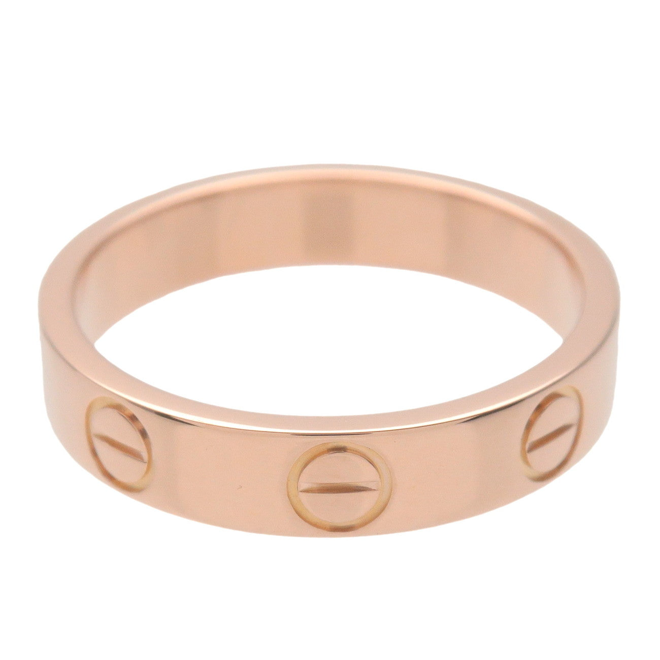 Cartier Mini Love Ring K18 750PG Rose Gold #47 US4.5 EU47 HK8.5-9
