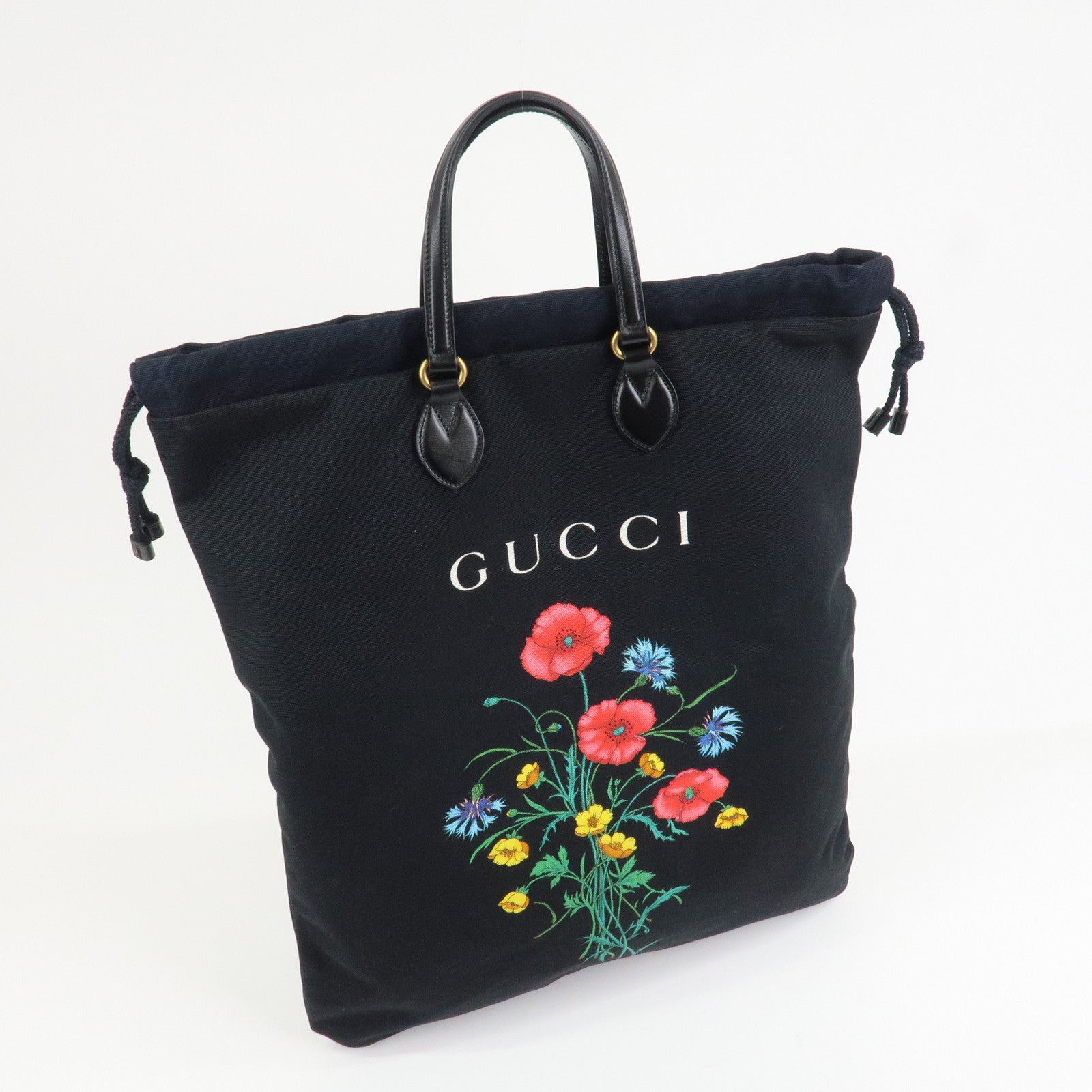 GUCCI Chateau Marmont and Gucci Drawstring Tote Bag 552403