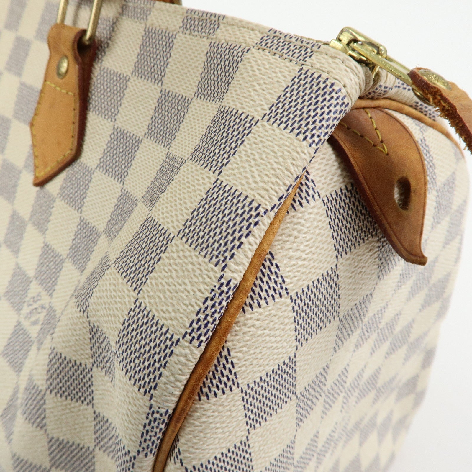 Louis Vuitton Damier Azur Speedy 35 Boston Bag Hand Bag N41535