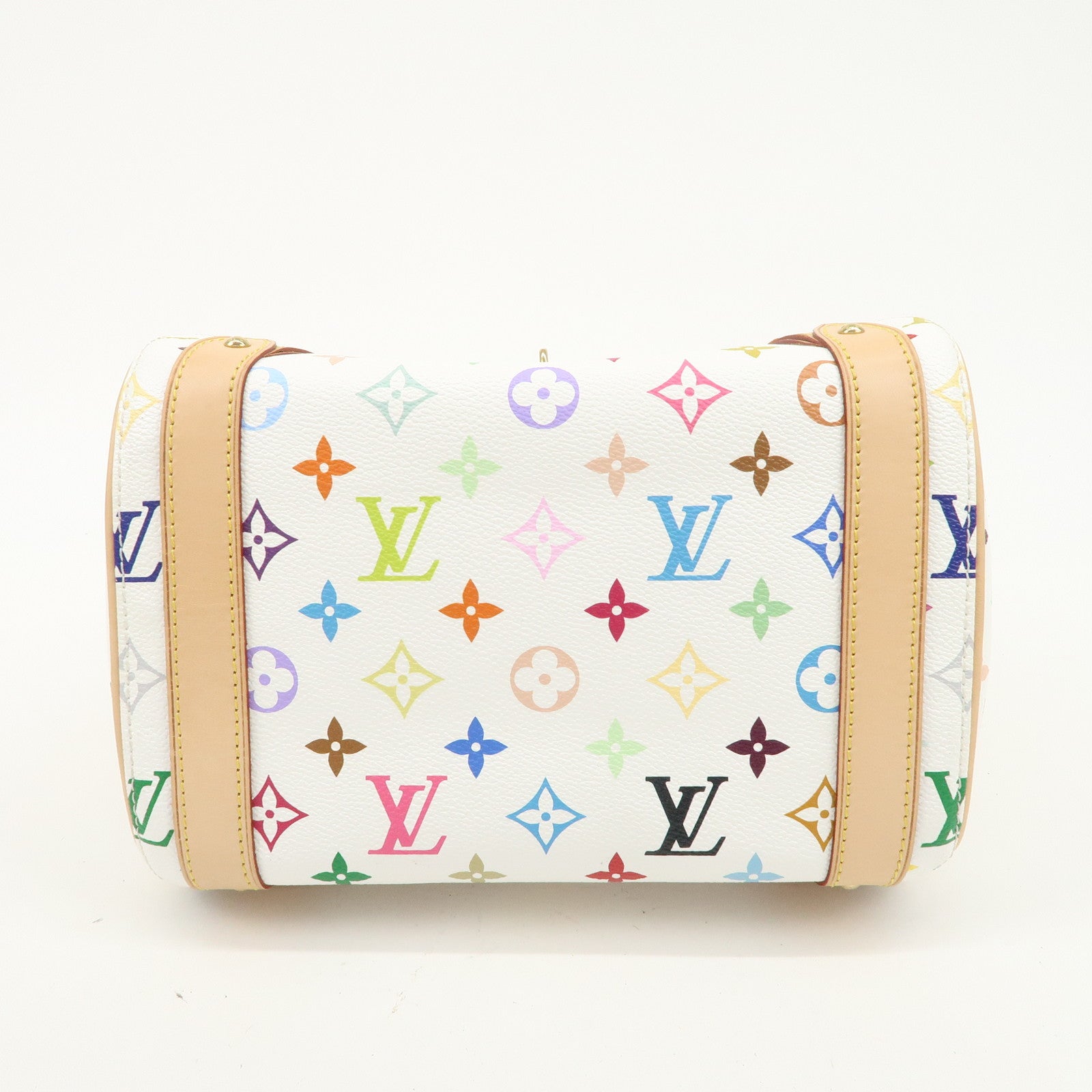 Louis Vuitton Monogram Multicolor Priscilla Hand Bag Blanc M40096