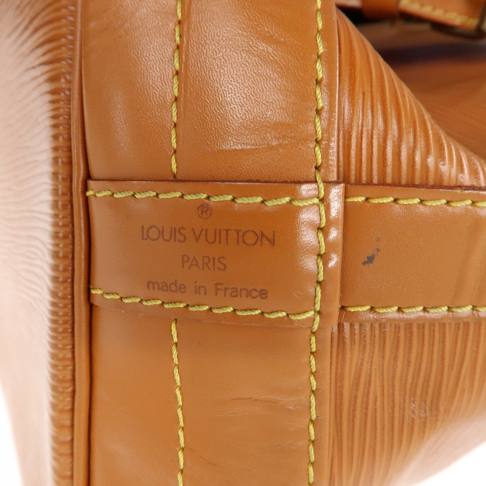 Louis Vuitton Epi Leather Noe Shoulder Bag Zipang Gold M44008