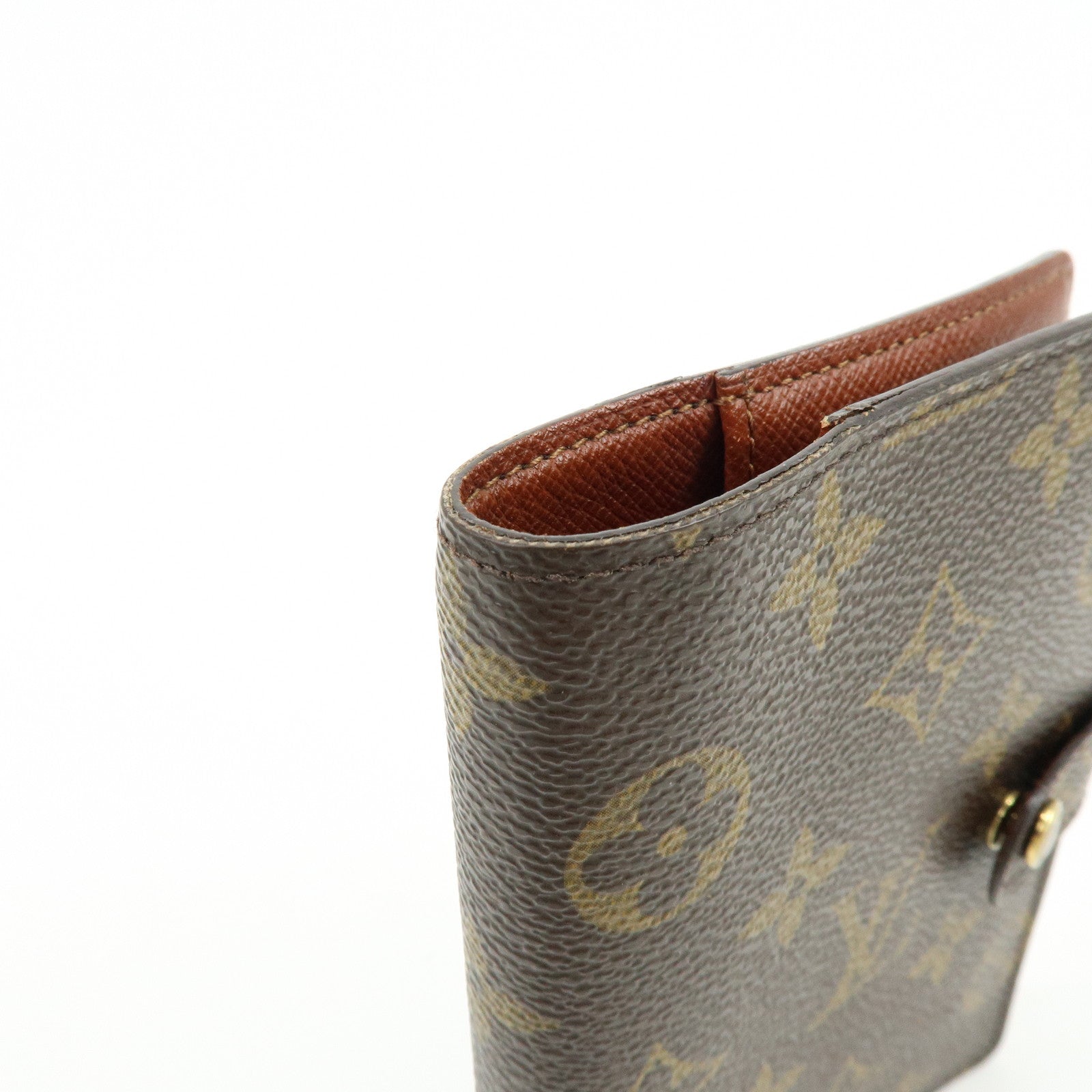 Louis Vuitton Monogram Agenda PM Planner Cover Brown R20005