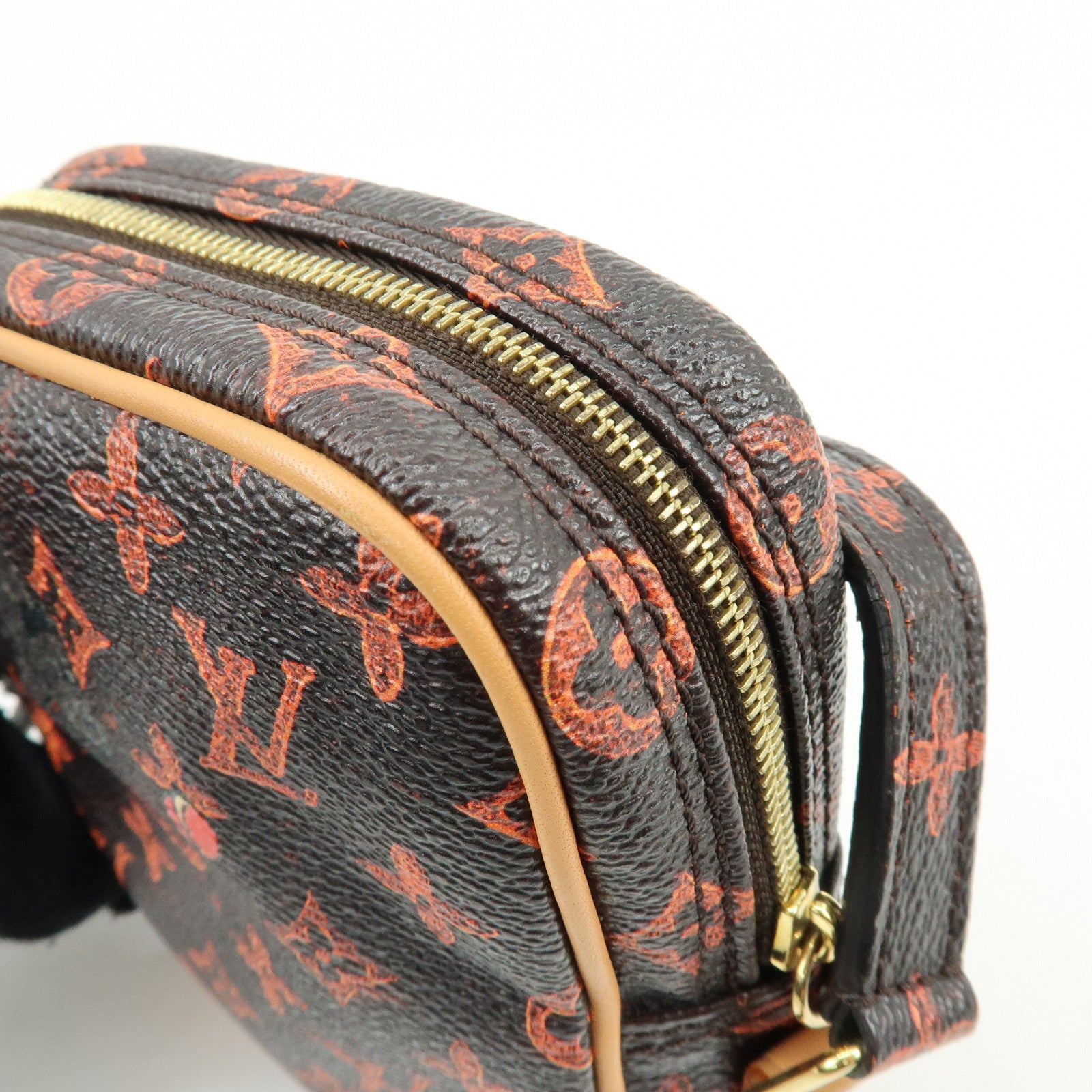 Louis Vuitton Catogram Paname Shoulder Bag Crossbody Brown M44399