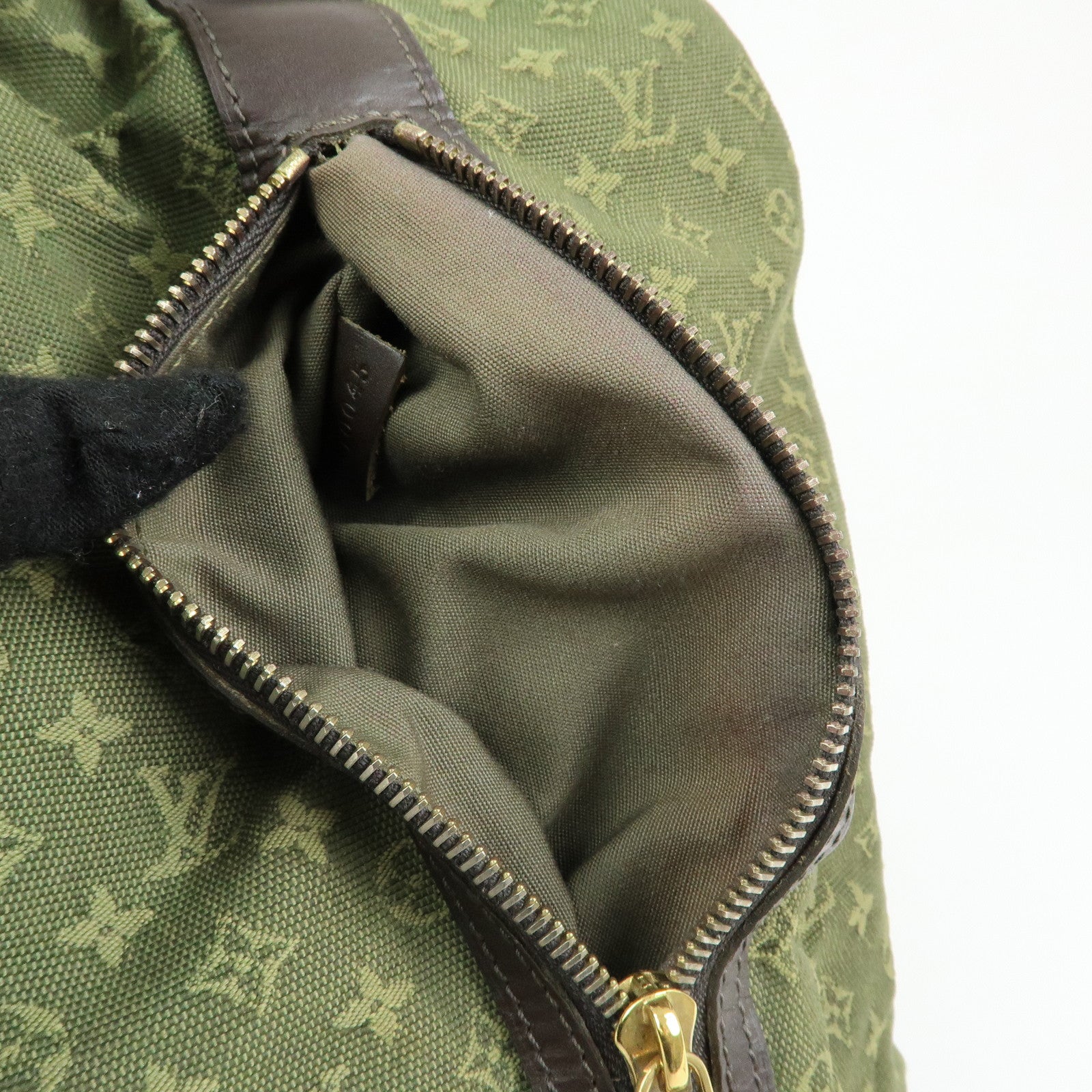 Louis Vuitton Betsy Monogram Mini Canvas Leather Shoulder Bag Khaki