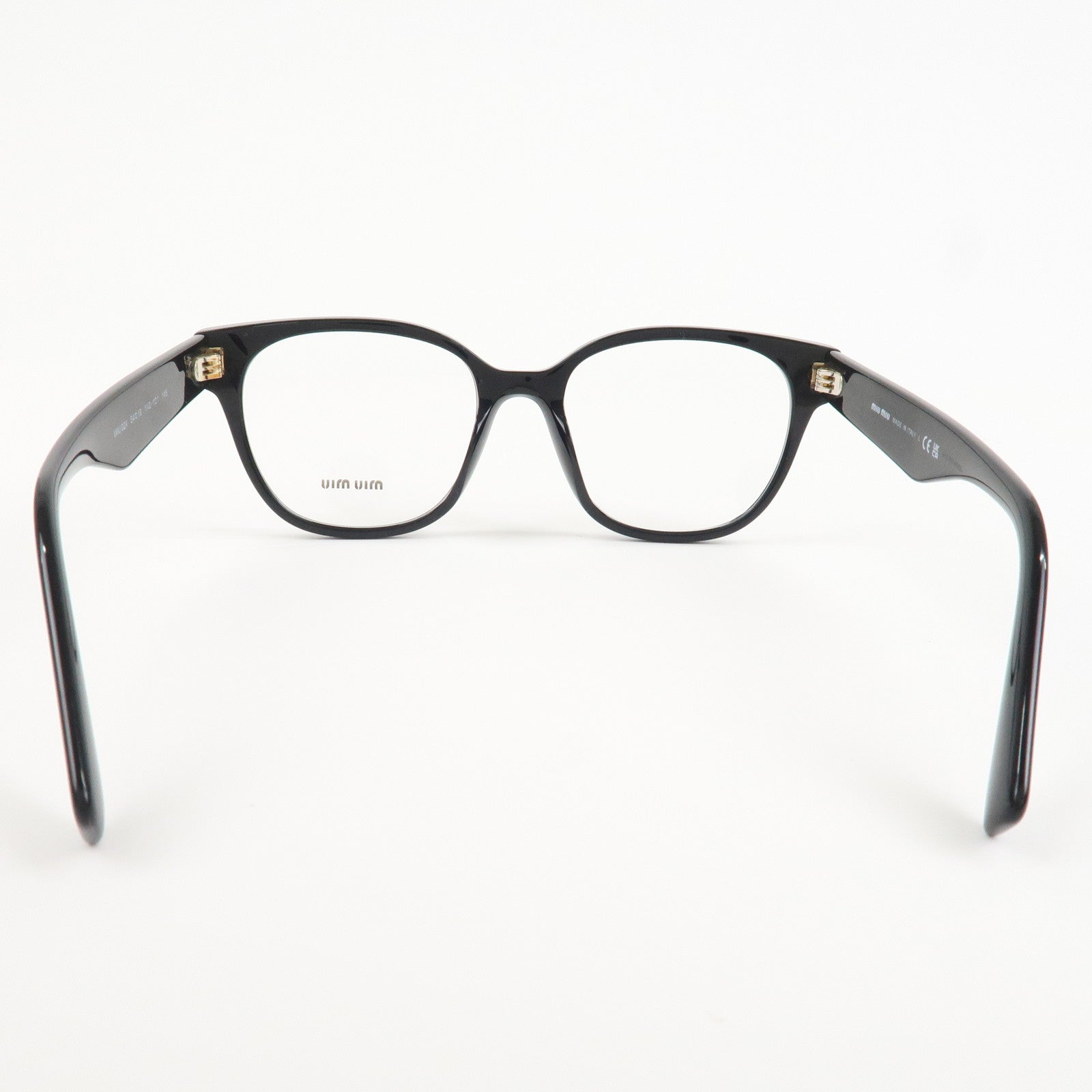 MIU MIU Plastic Sunglasses VMU 02V 54□19 1AB-101 145 Black