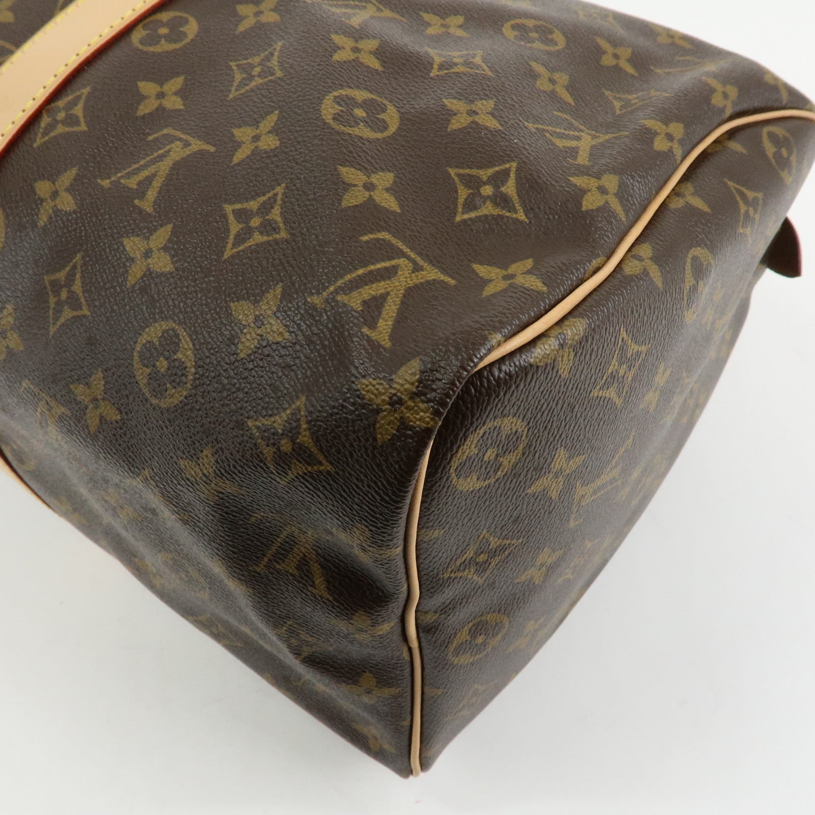 Louis Vuitton Monogram Keep All 45 Boston Bag Brown M41428