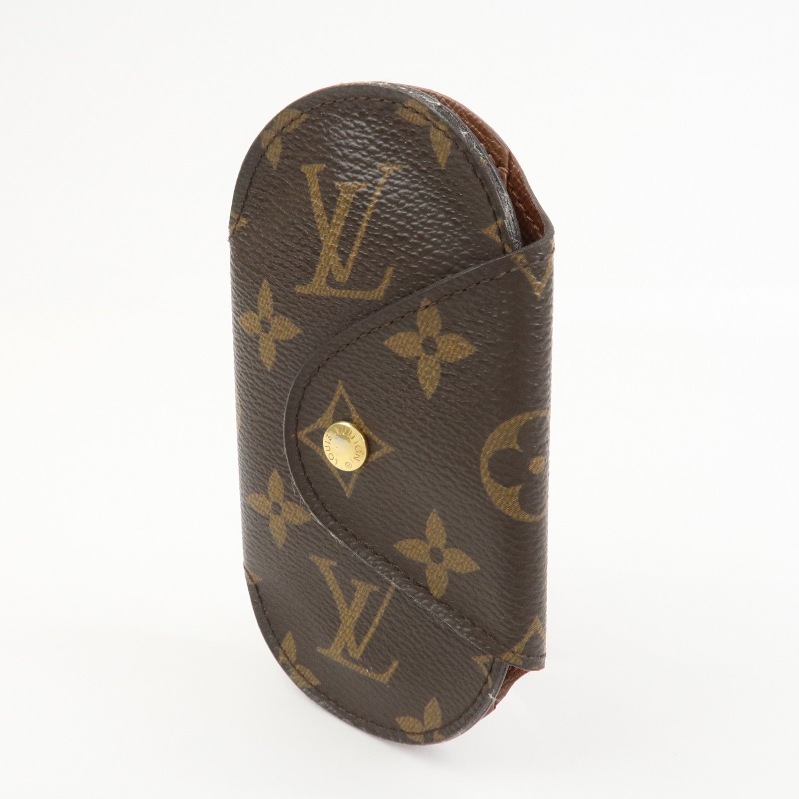Louis Vuitton Monogram Rond GM Canvas Key Case Brown M60116
