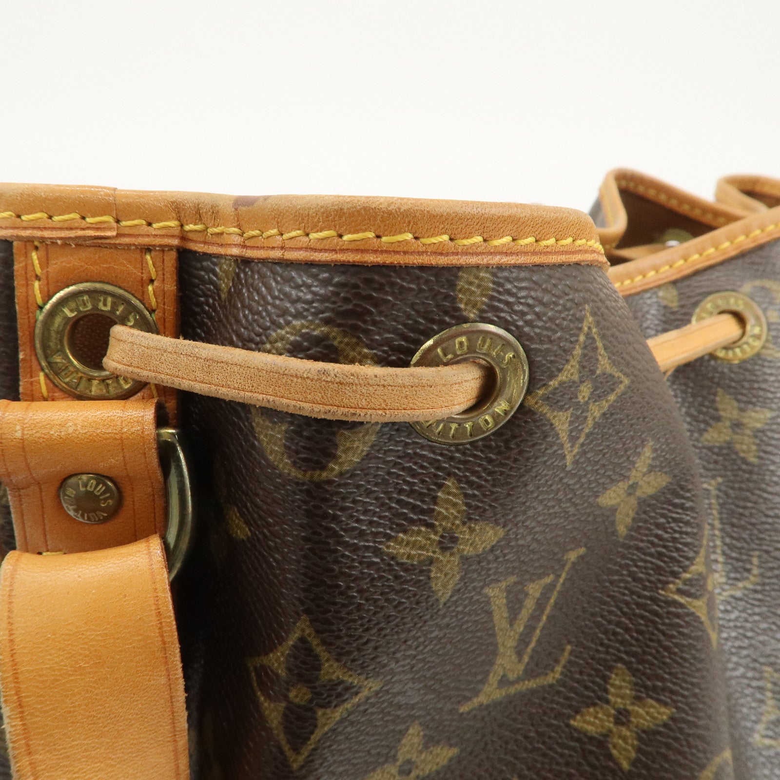 Louis Vuitton Monogram Noe Shoulder Bag Hand Bag Brown M42224
