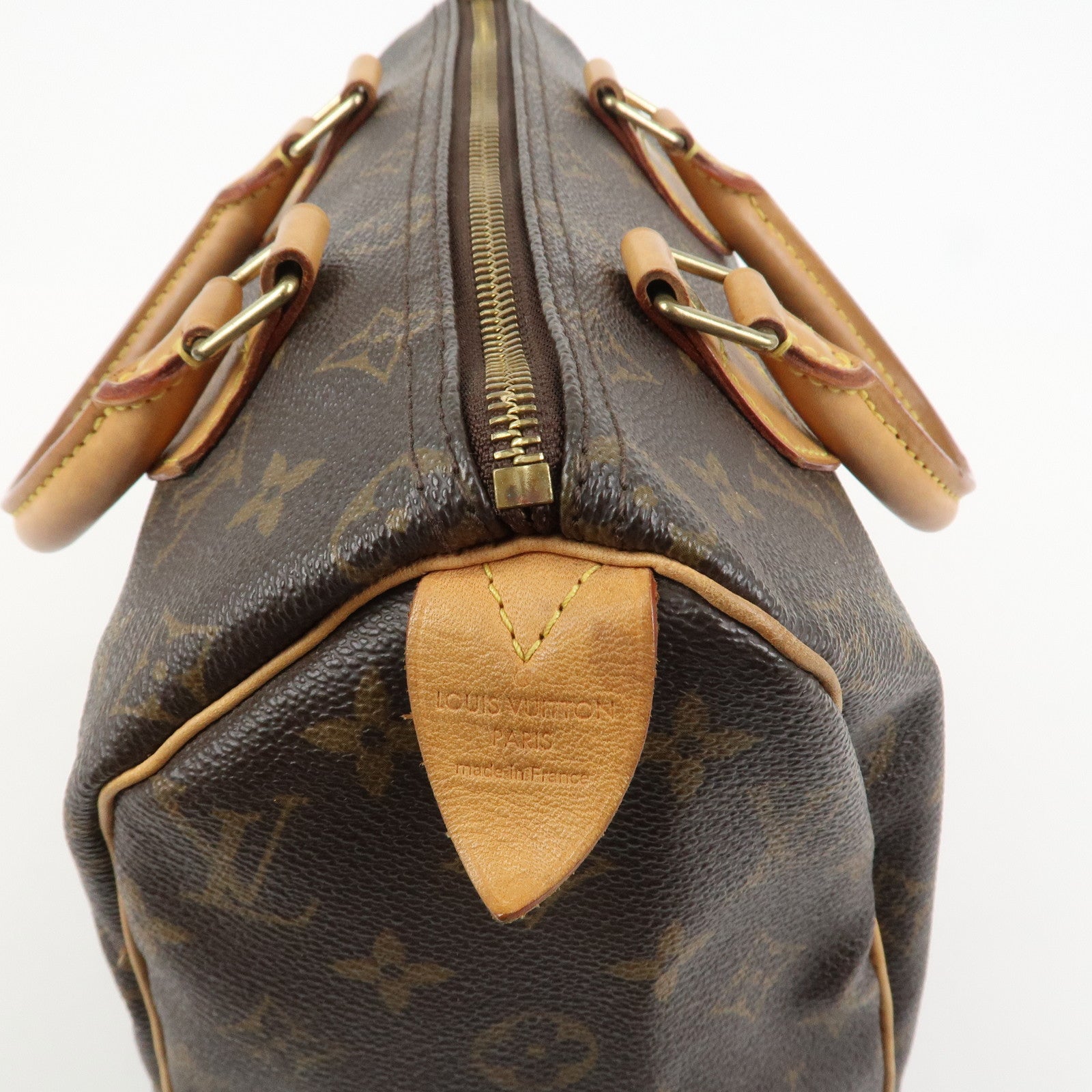 Louis Vuitton Monogram Speedy 25 Boston Bag Hand Bag Brown M41528