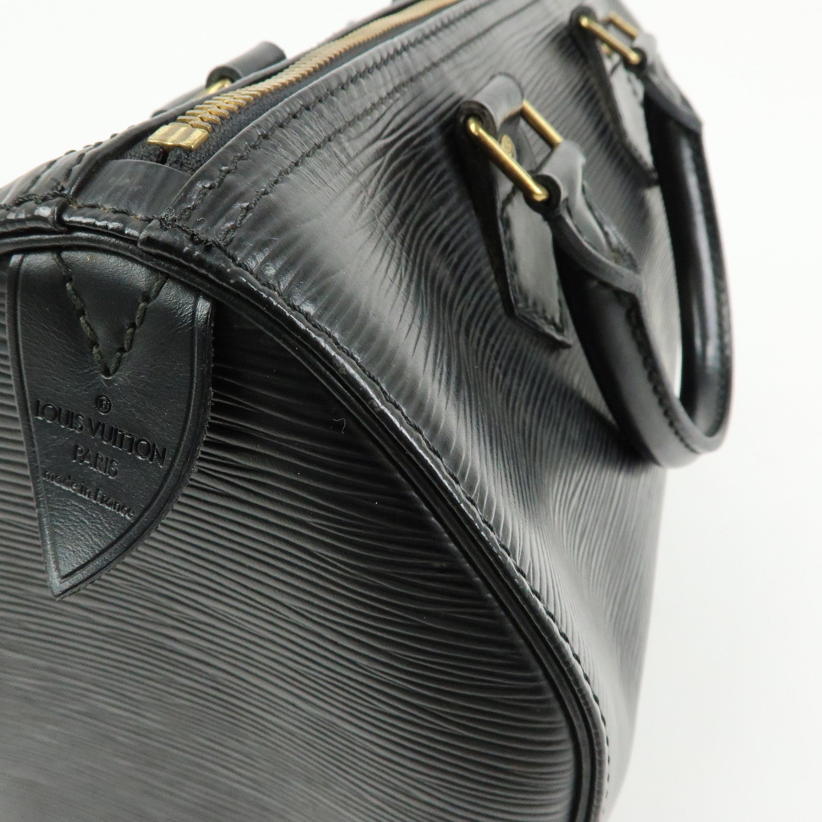 Louis Vuitton Epi Speedy 25 Boston Bag Hand Bag Noir Black M43012