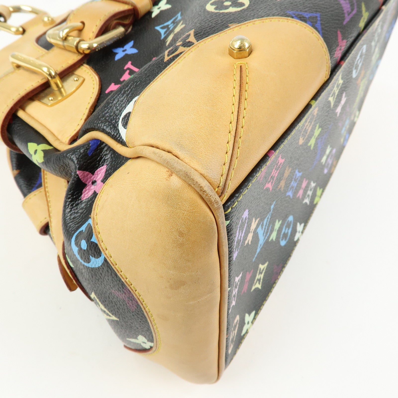 Louis Vuitton Monogram Multicolor Claudia Hand Bag Noir M40194