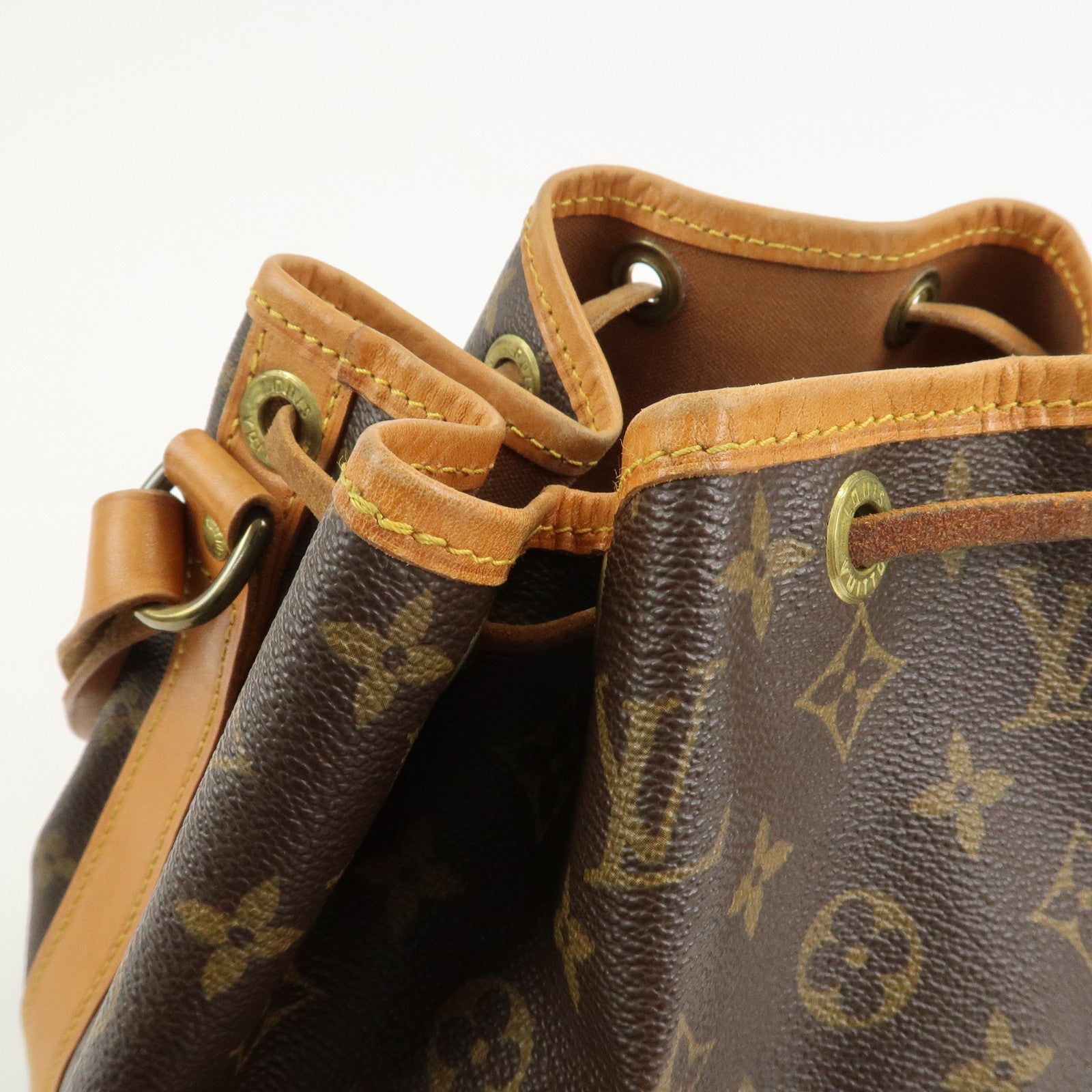 Louis Vuitton Monogram Canvas Petit Noe Shoulder Bag Brown M42226