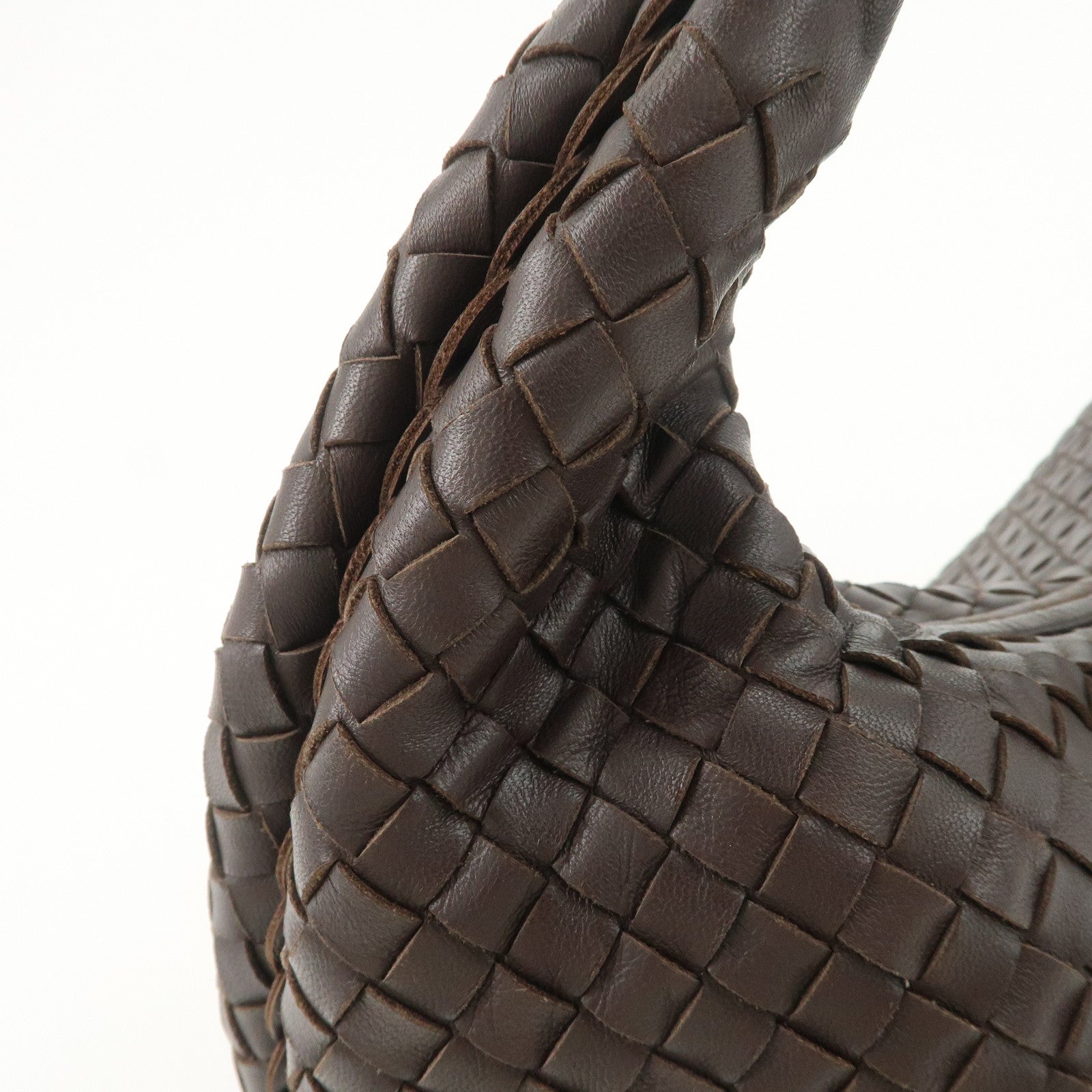 BOTTEGA VENETA Hobo Intrecciato Leather Shoulder Bag 232499