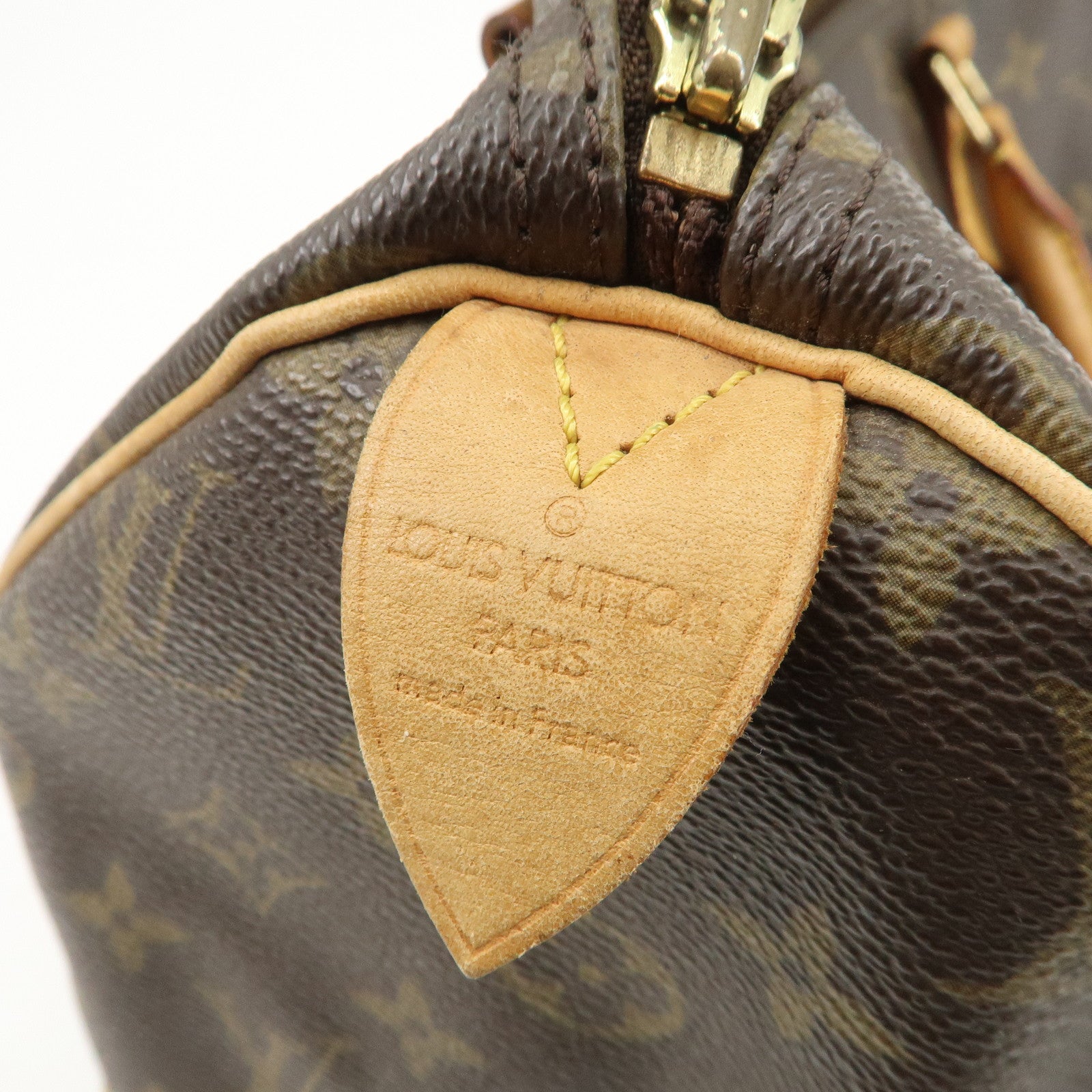 Louis Vuitton Monogram Speedy 30 Boston Bag Hand Bag Brown M41526