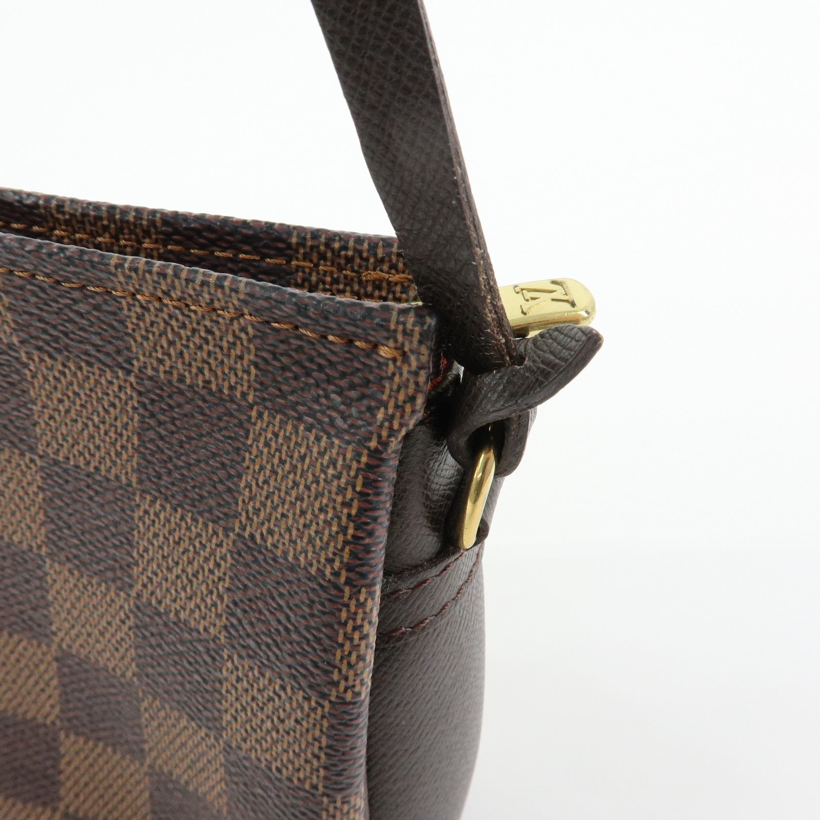Louis Vuitton Damier Trousse Makeup Accessory Pouch Brown N51982