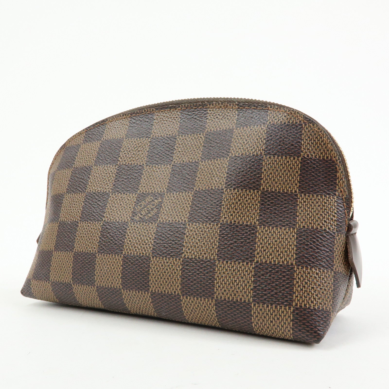 Louis Vuitton Damier Pochette Cosmetic PM Pouch Brown N47516