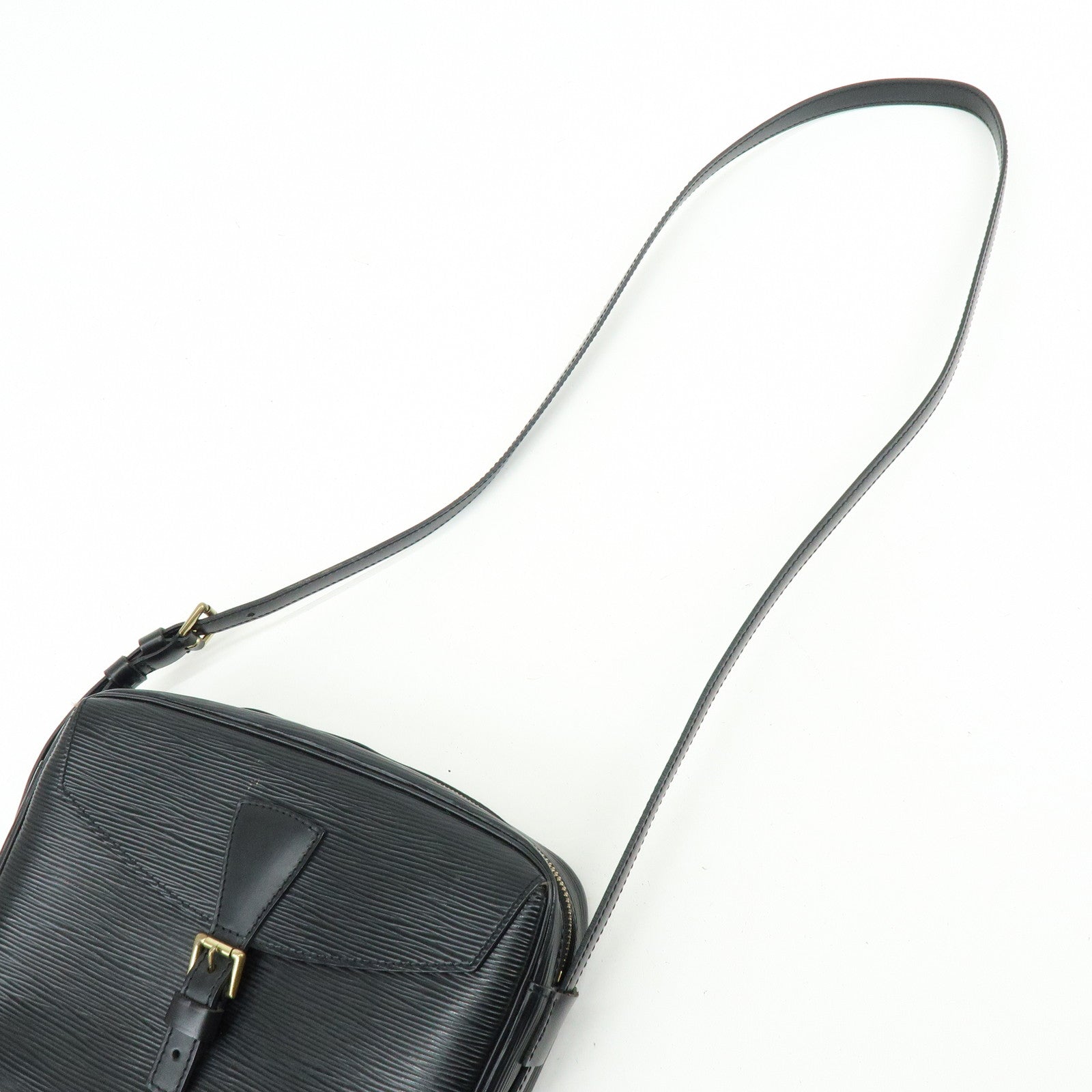 Louis Vuitton Epi Jeune Fille Shoulder Bag Noir M52152