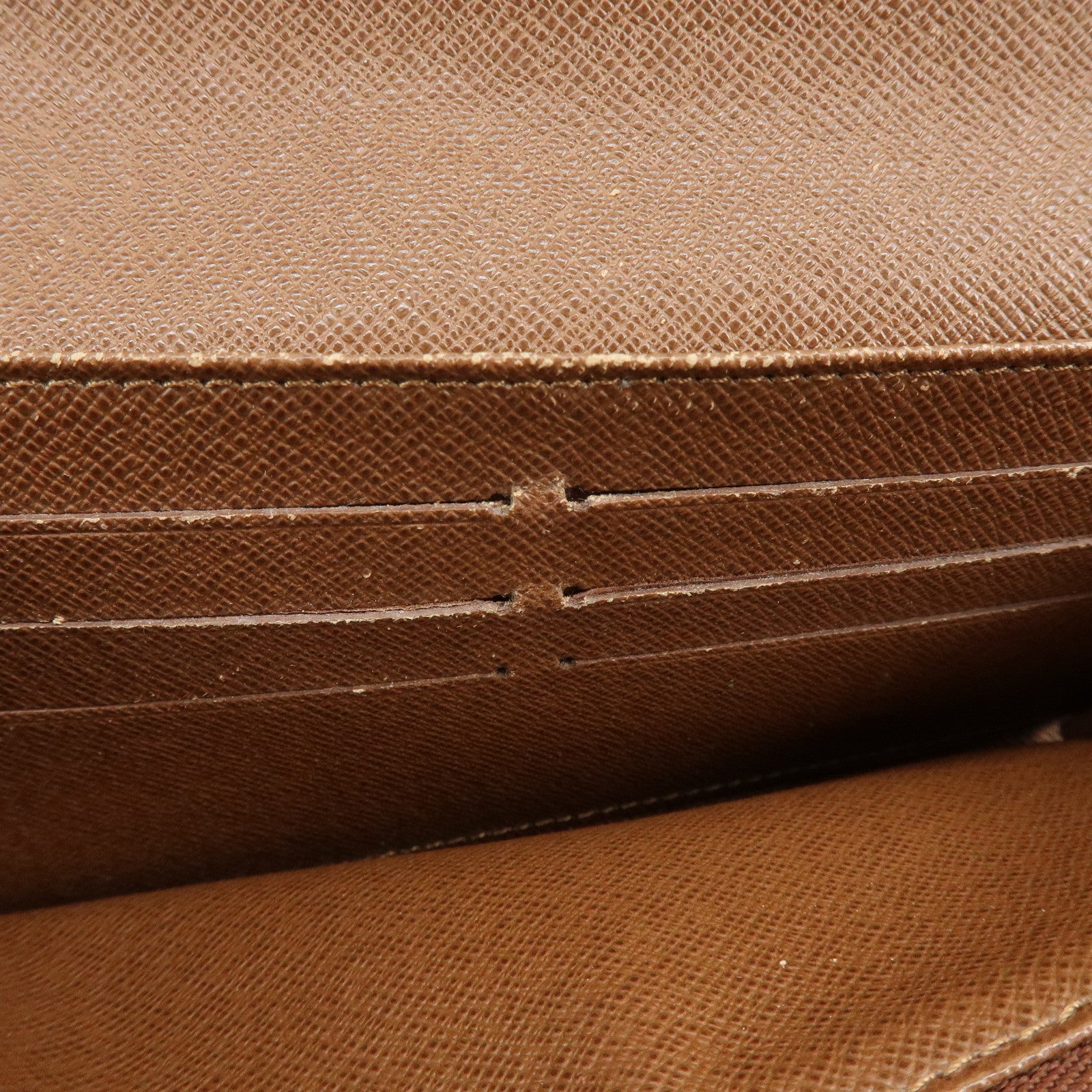 Louis Vuitton Monogram Portefeuille Sarah Long Wallet Brown M61734