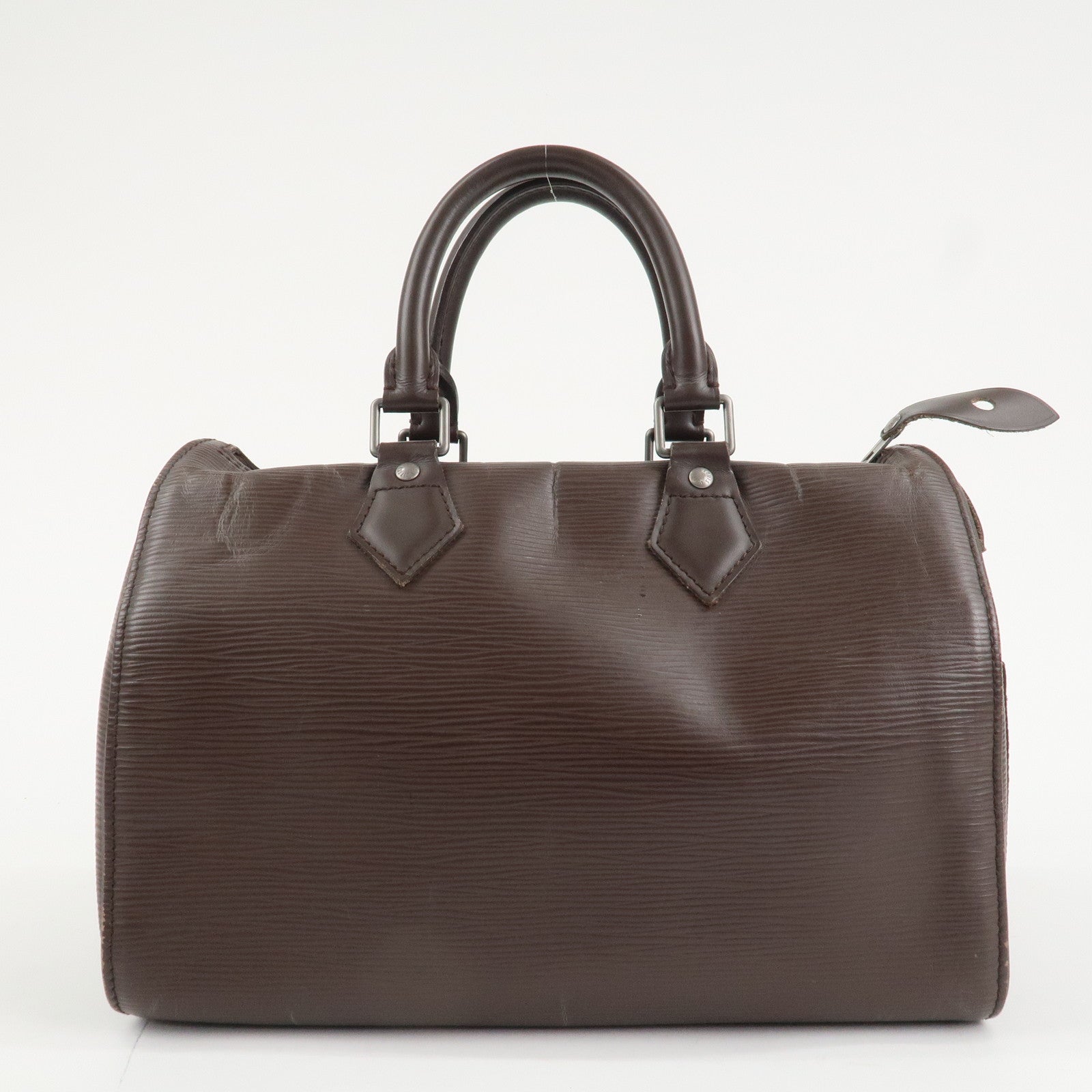 Louis Vuitton Epi Speedy 25 Hand Boston Bag Mocha M5903D Used