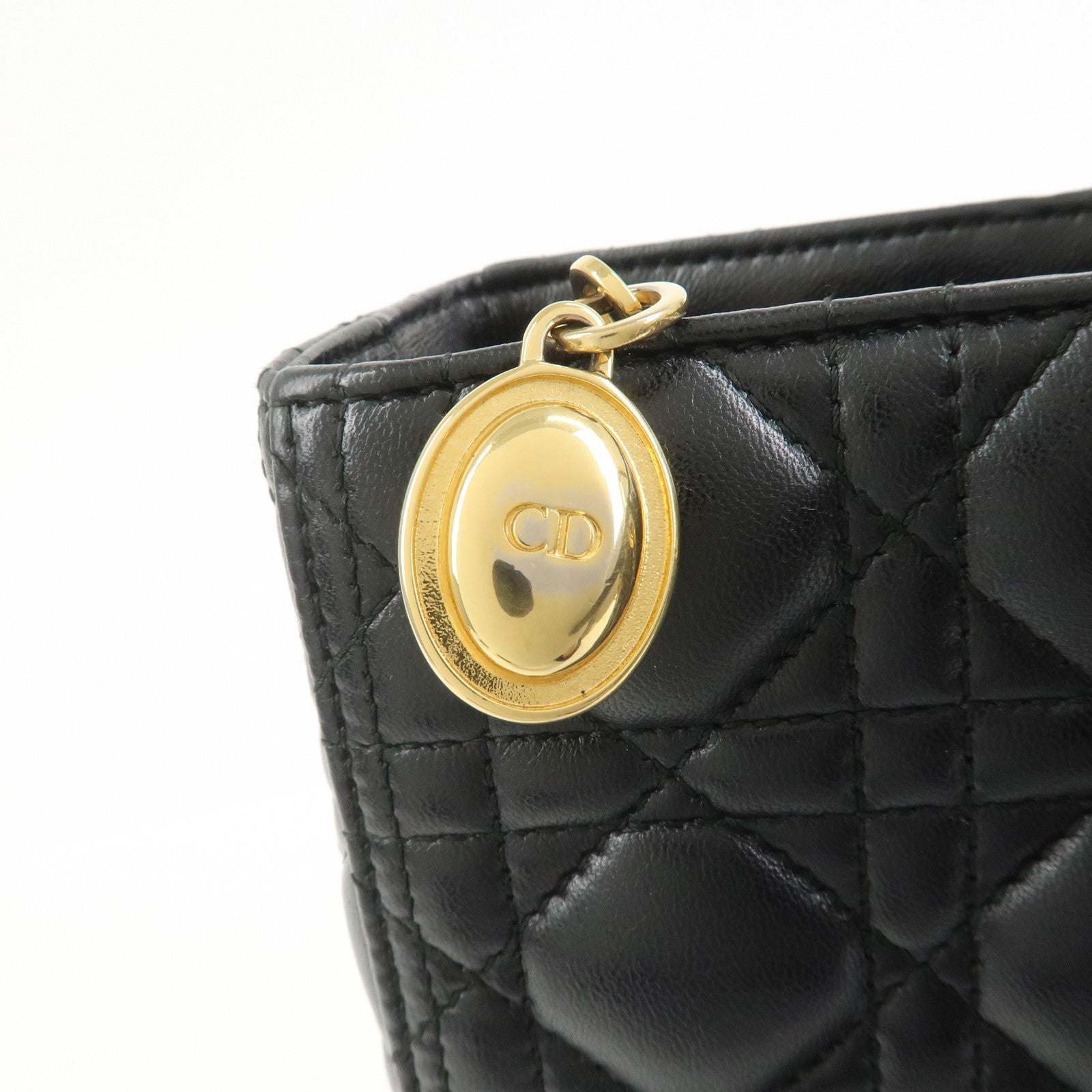 Christian Dior Cannage Lady Dior 2Way Hand Shoulder Bag CAL44560