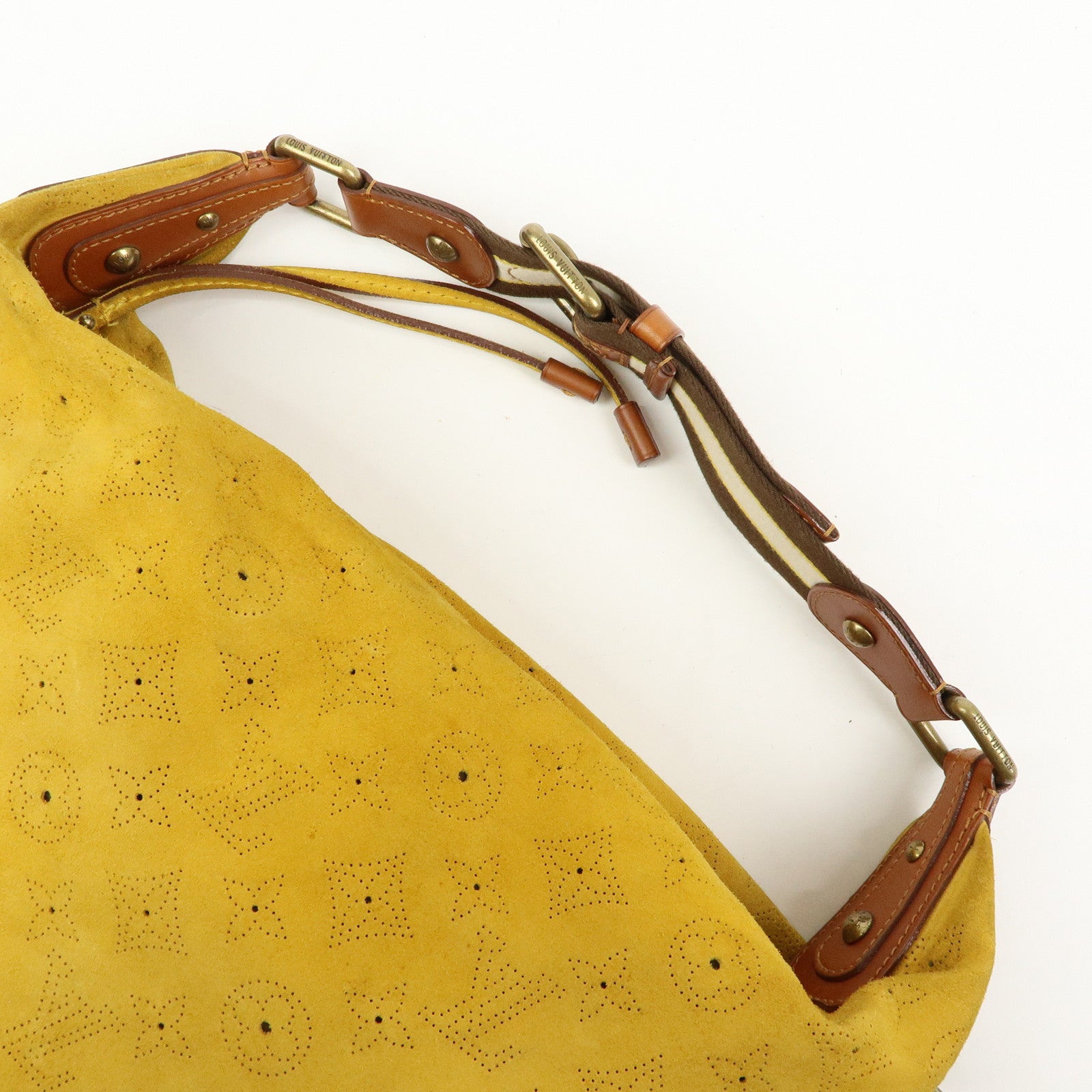 Louis Vuitton Monogram Mahina Onata GM Shoulder Bag Yellow M95118