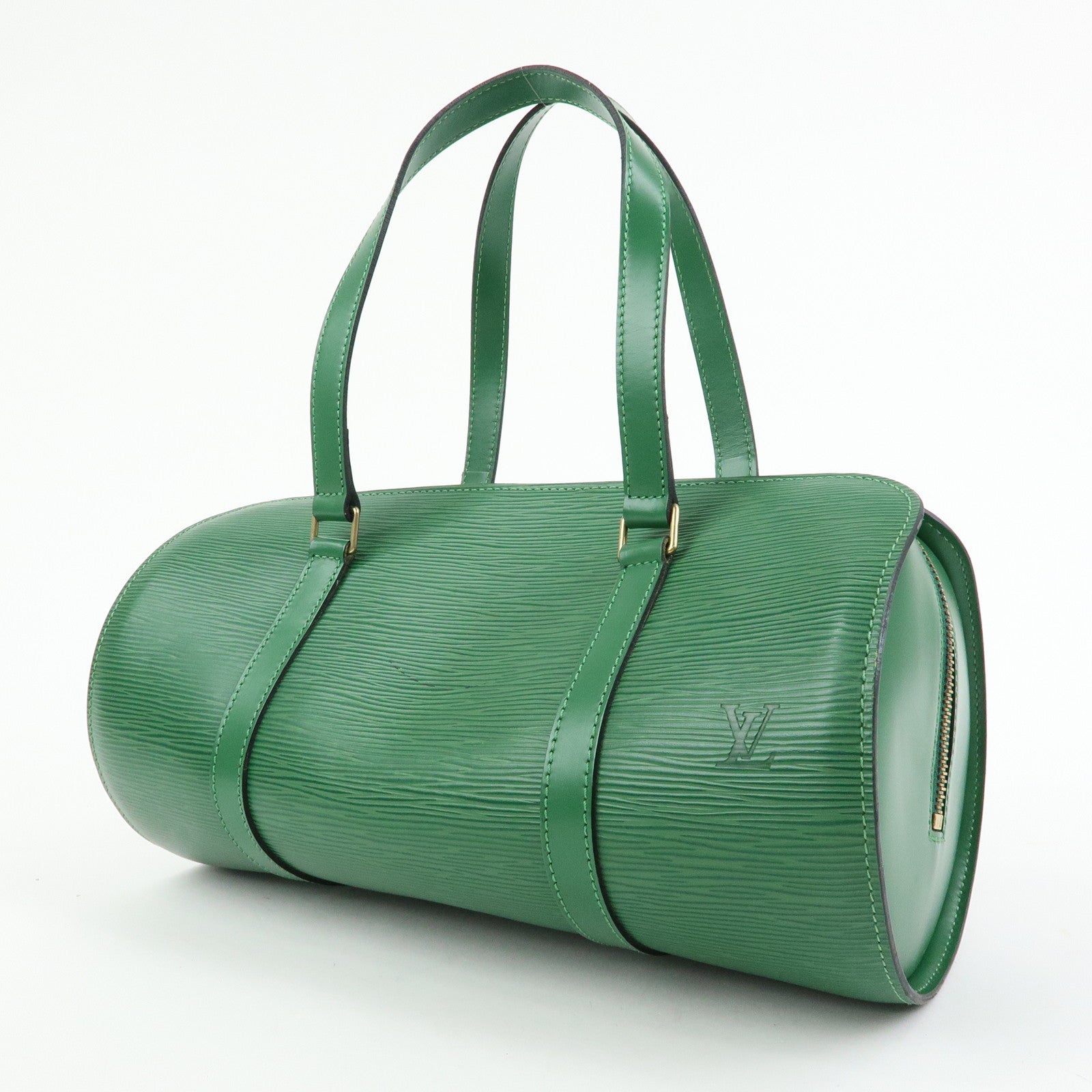 Louis Vuitton Epi Soufflot Hand Bag Borneo Green M52224