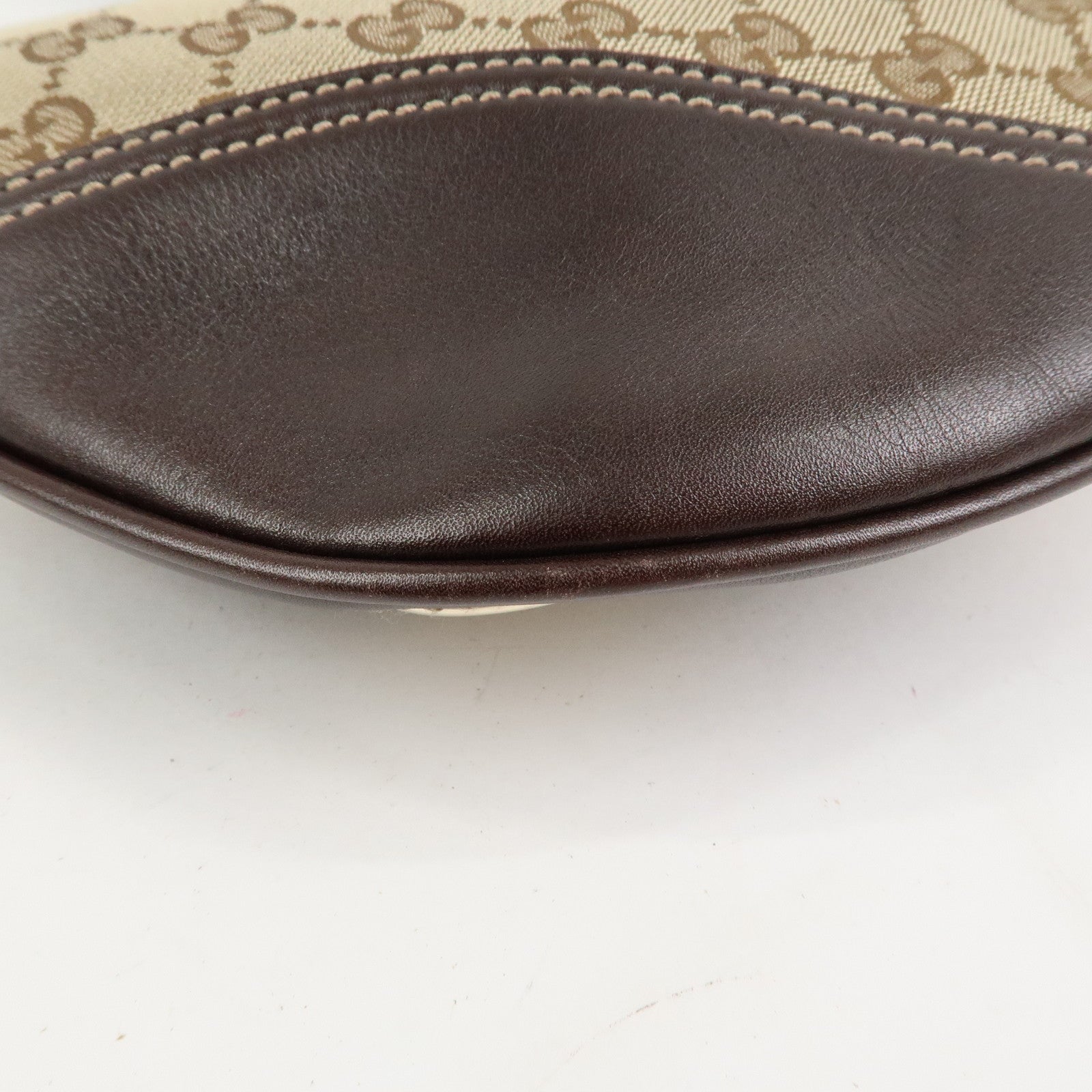 GUCCI New Britt Interlocking G Canvas Leather Shoulder Bag 169998