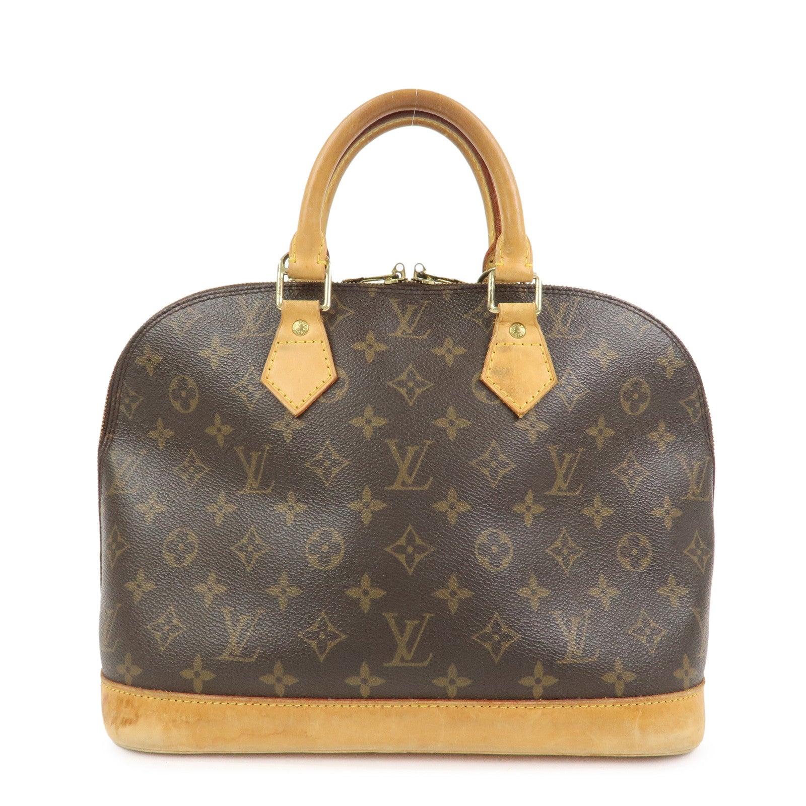 Louis Vuitton Monogram Canvas Alma Hand Bag Brown M51130