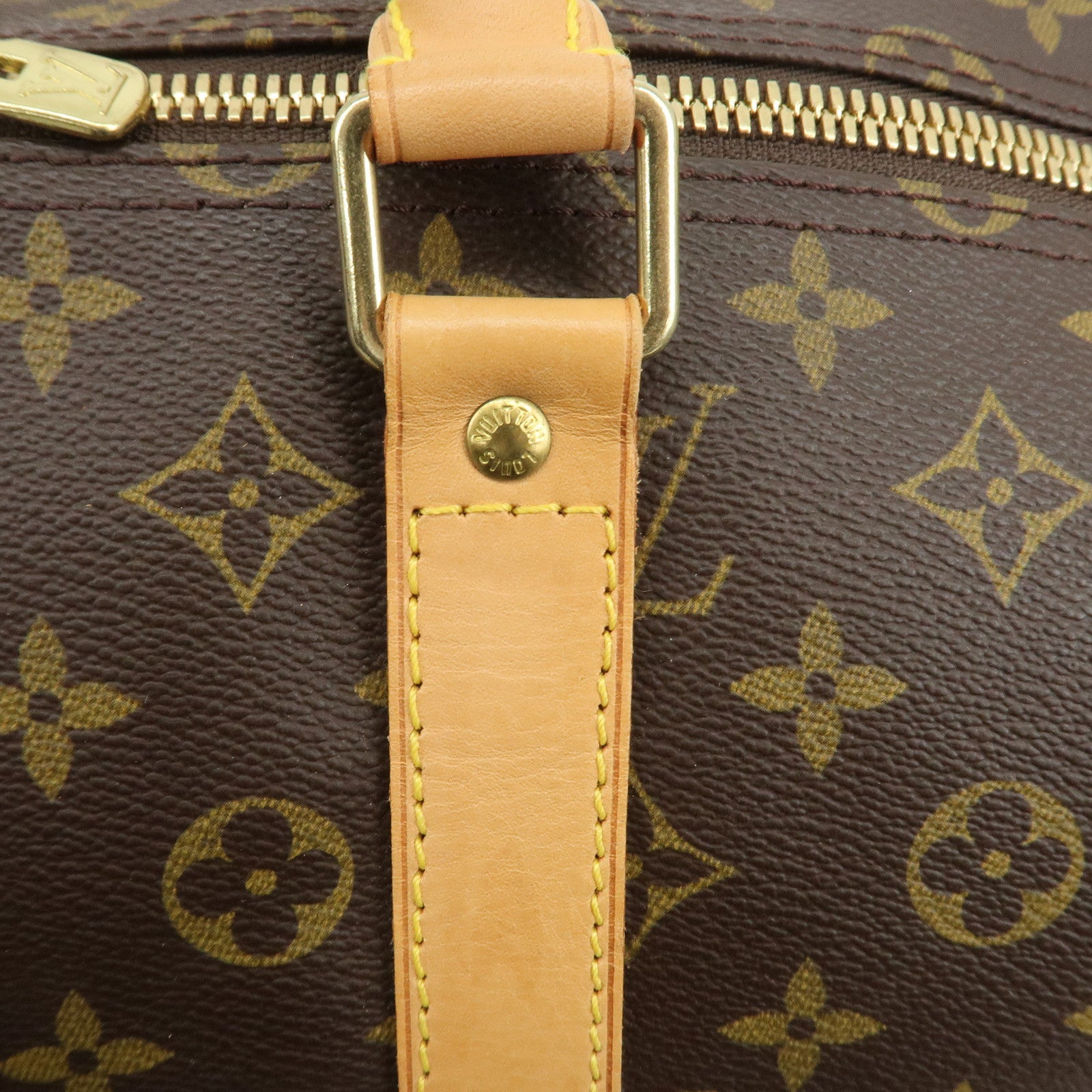 Louis Vuitton Monogram Keep All Bandouliere 55 Boston Bag M41414