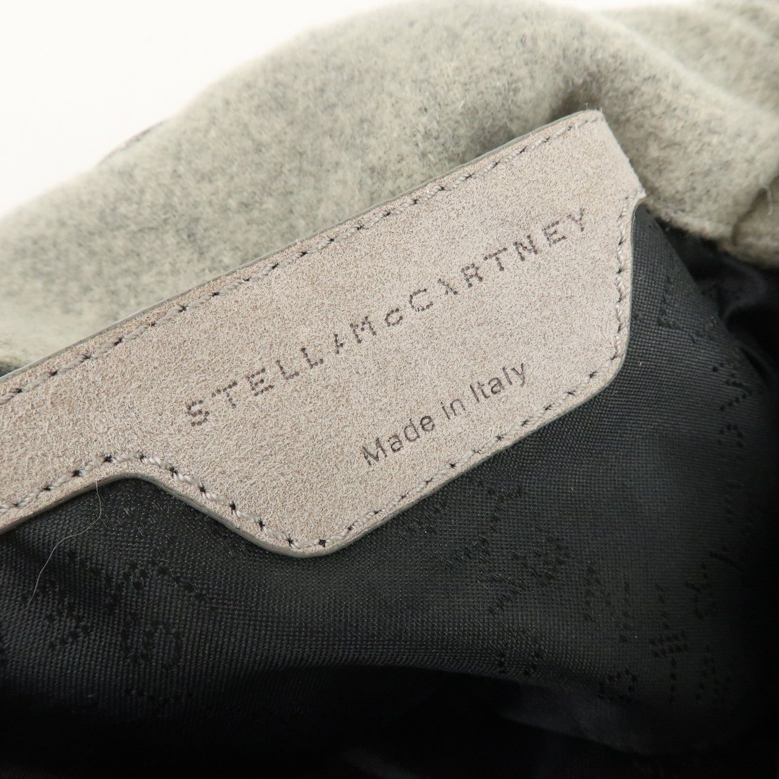 STELLA MCCARTNEY Falabella 2Way Bag Hand Bag Shoulder Bag Gray