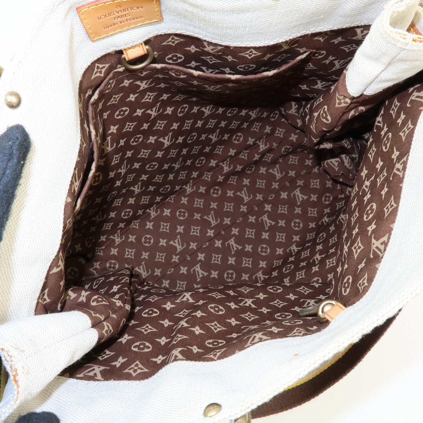 Louis Vuitton Cruise Line Globe Shopper MM Canvas Tote Bag M95112