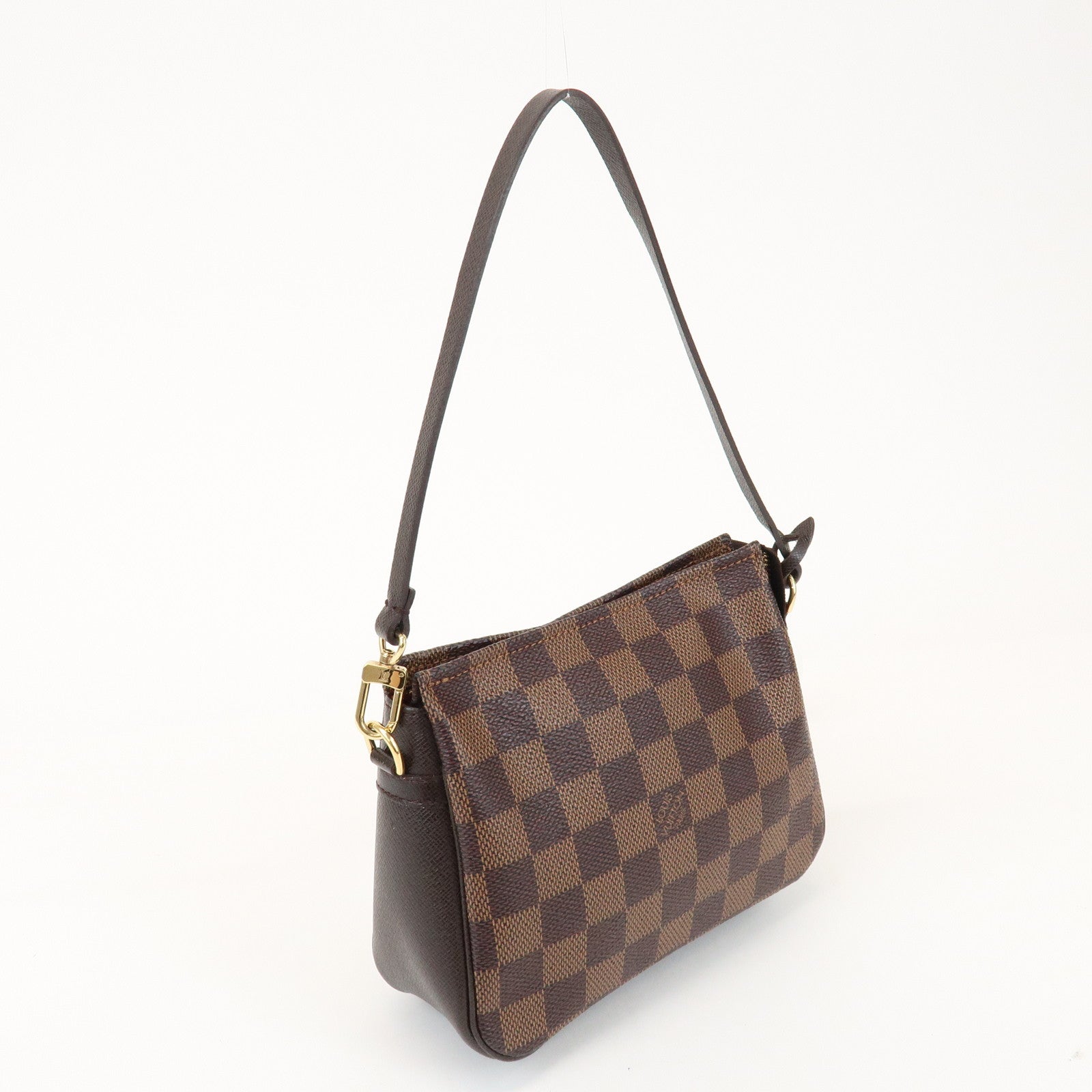 Louis Vuitton Damier Trousse Makeup Accessory Pouch Brown N51982