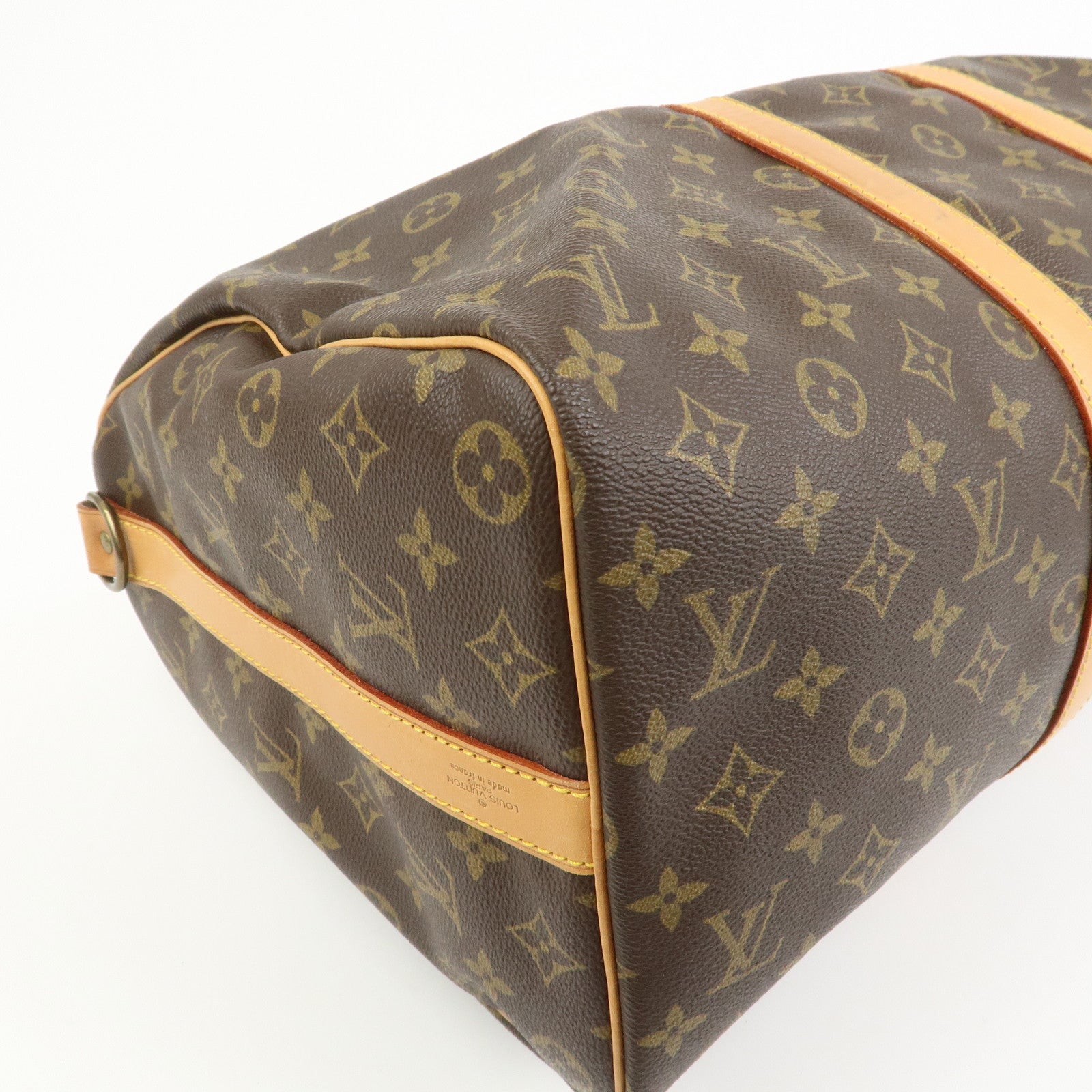 Louis Vuitton Monogram Keep All 45 Bandouliere Boston Bag M41418
