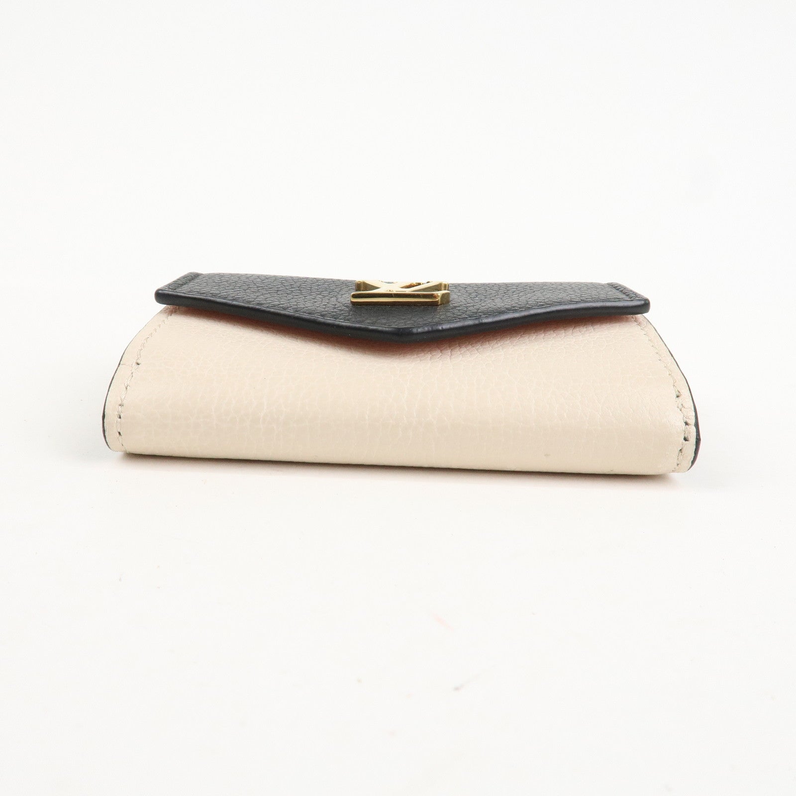 Louis Vuitton Lock Me Portefeuille Lock Mini Leather Wallet M80984 Used